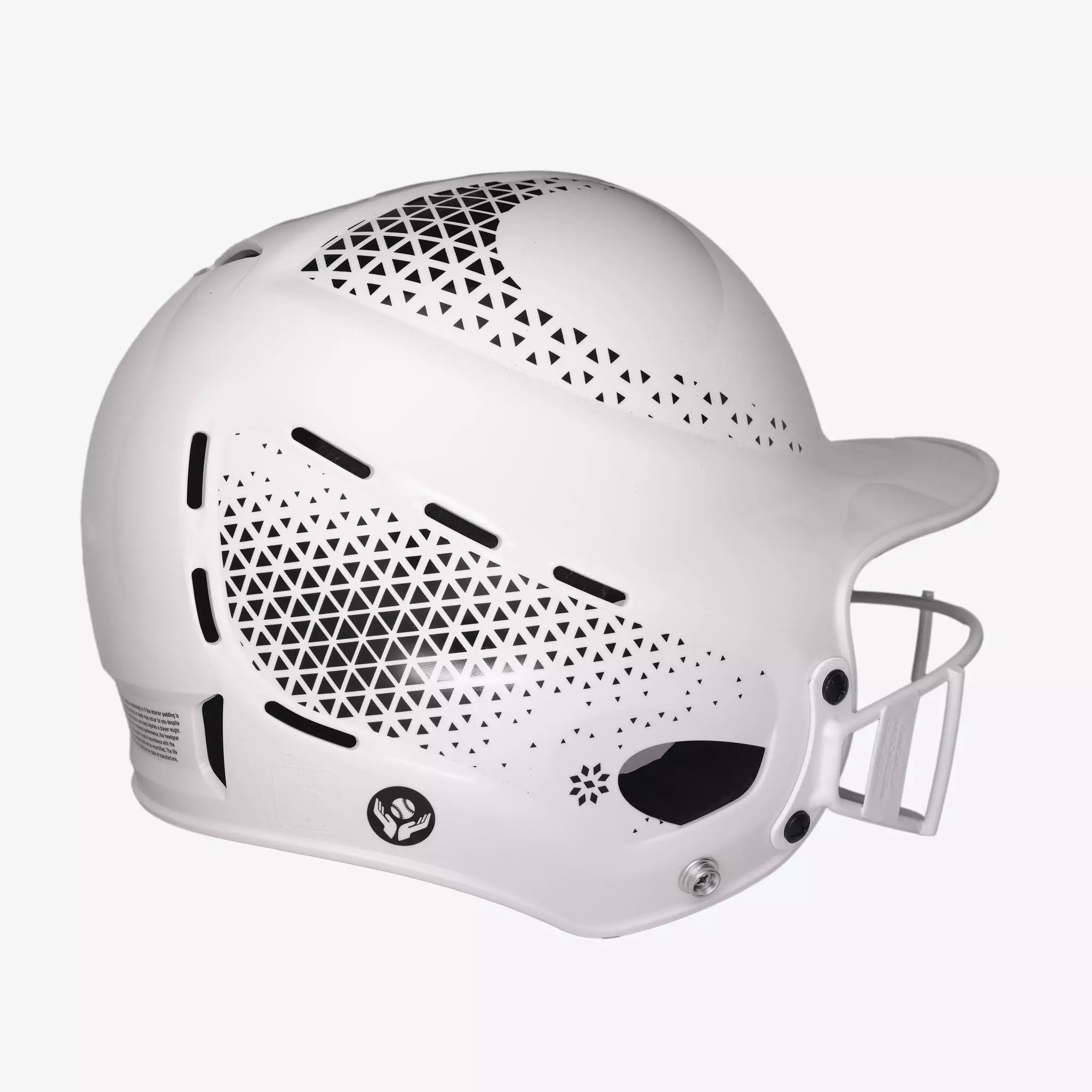 RIP-IT Vision Classic 2.0 Softball Helmet - White/Black - WHITE/BLACK