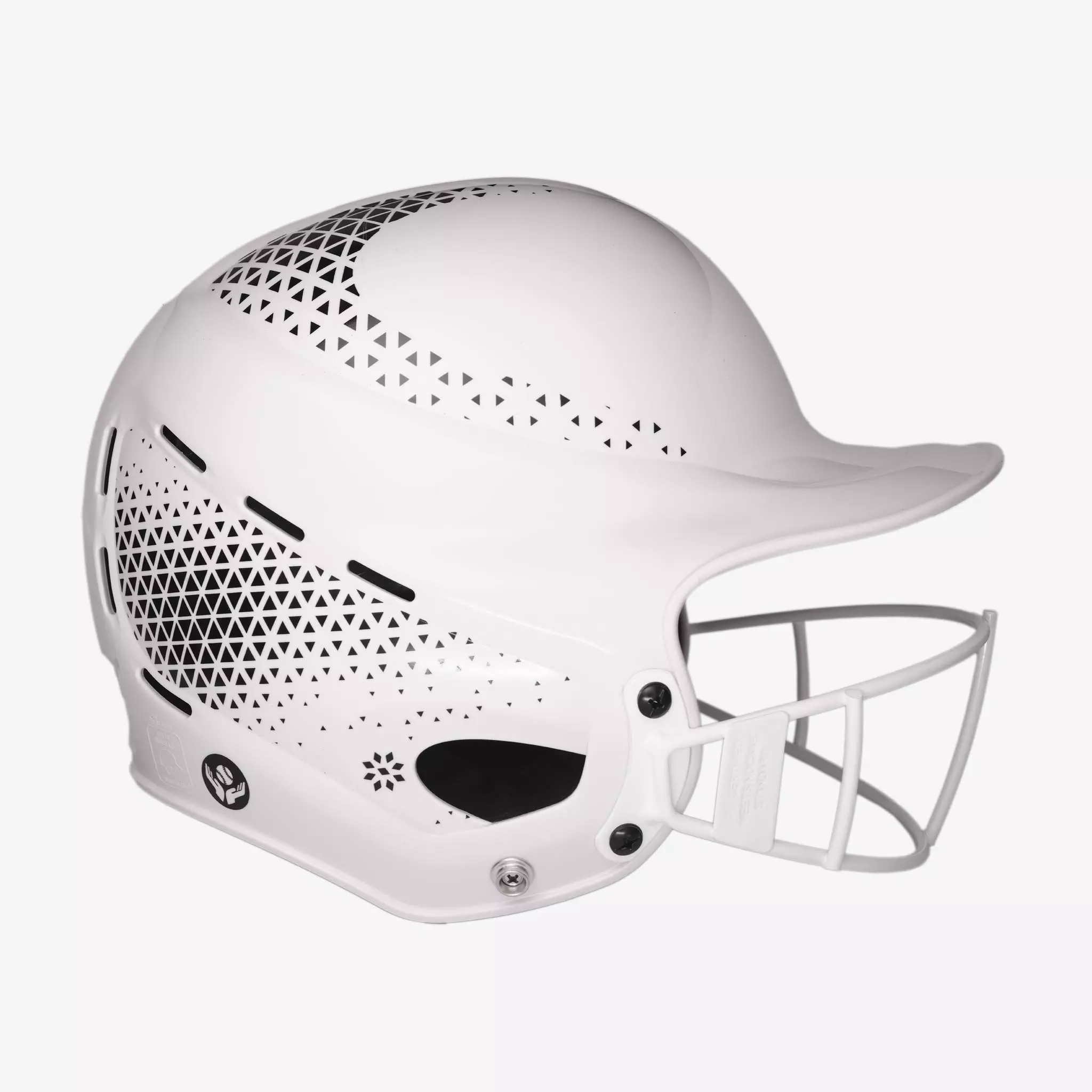 RIP-IT Vision Classic 2.0 Softball Helmet - White/Black - WHITE/BLACK