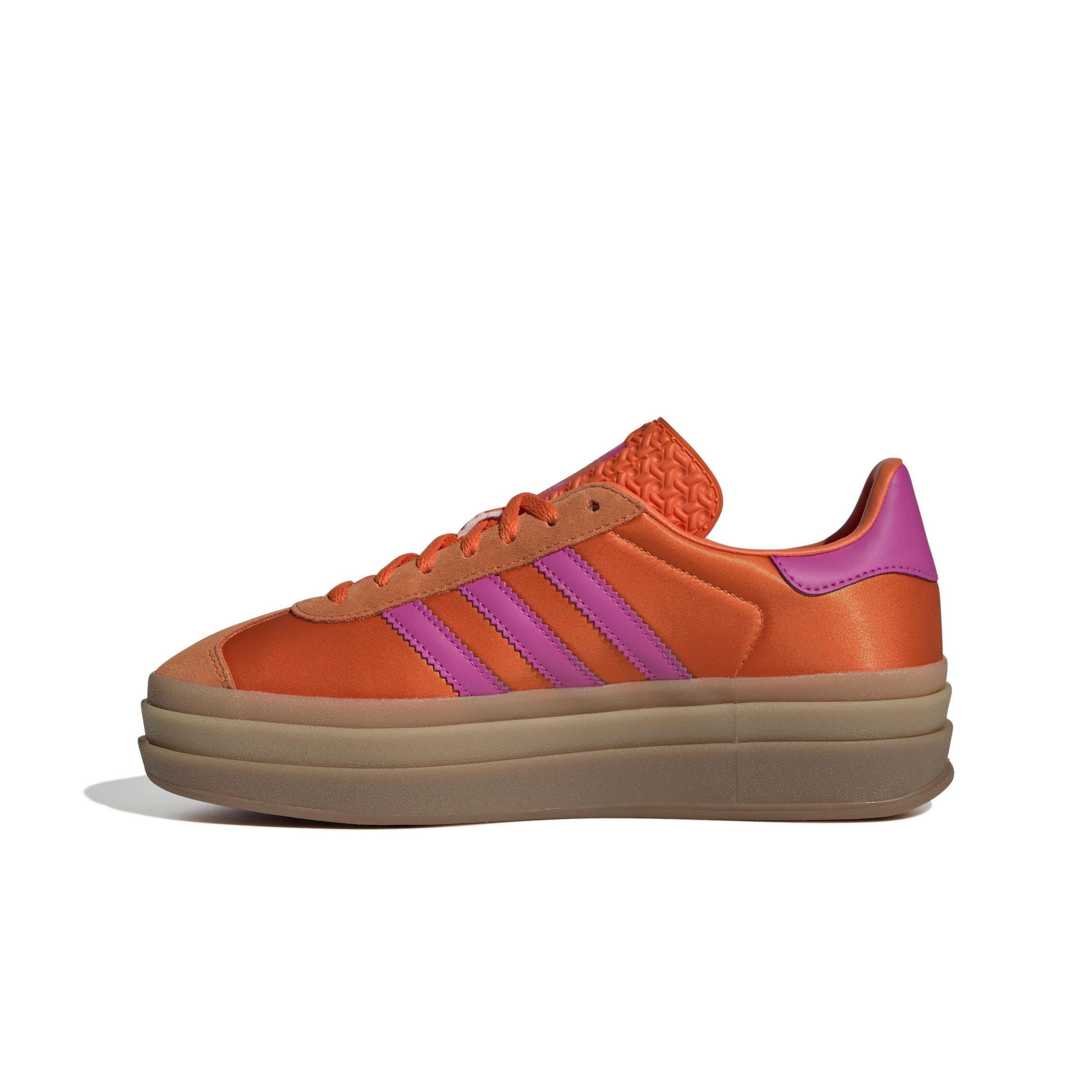 adidas Originals Gazelle Bold "Orange/Semi Lucid Fuchsia" Women's Shoe - ORANGE Thumbnail View 2