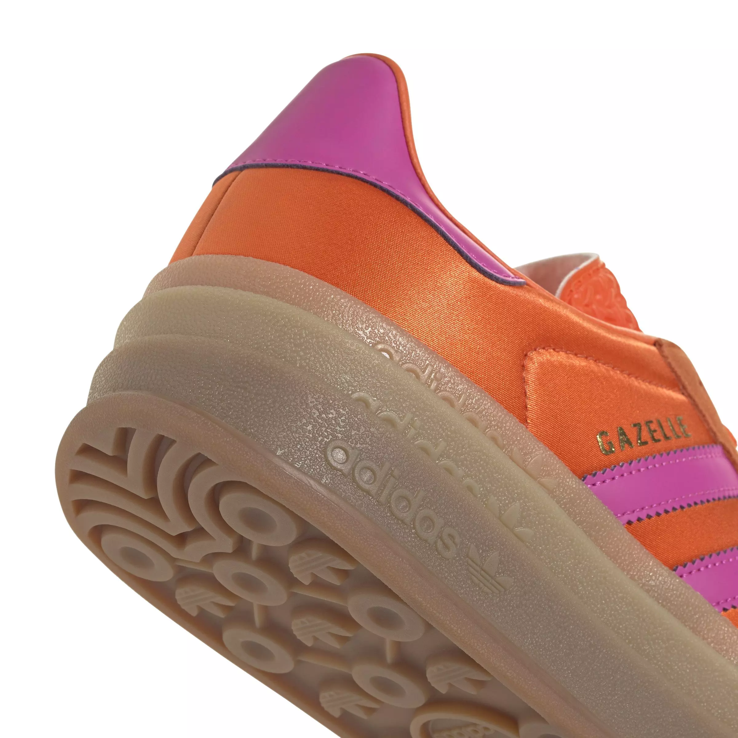 adidas Originals Gazelle Bold "Orange/Semi Lucid Fuchsia" Women's Shoe - ORANGE