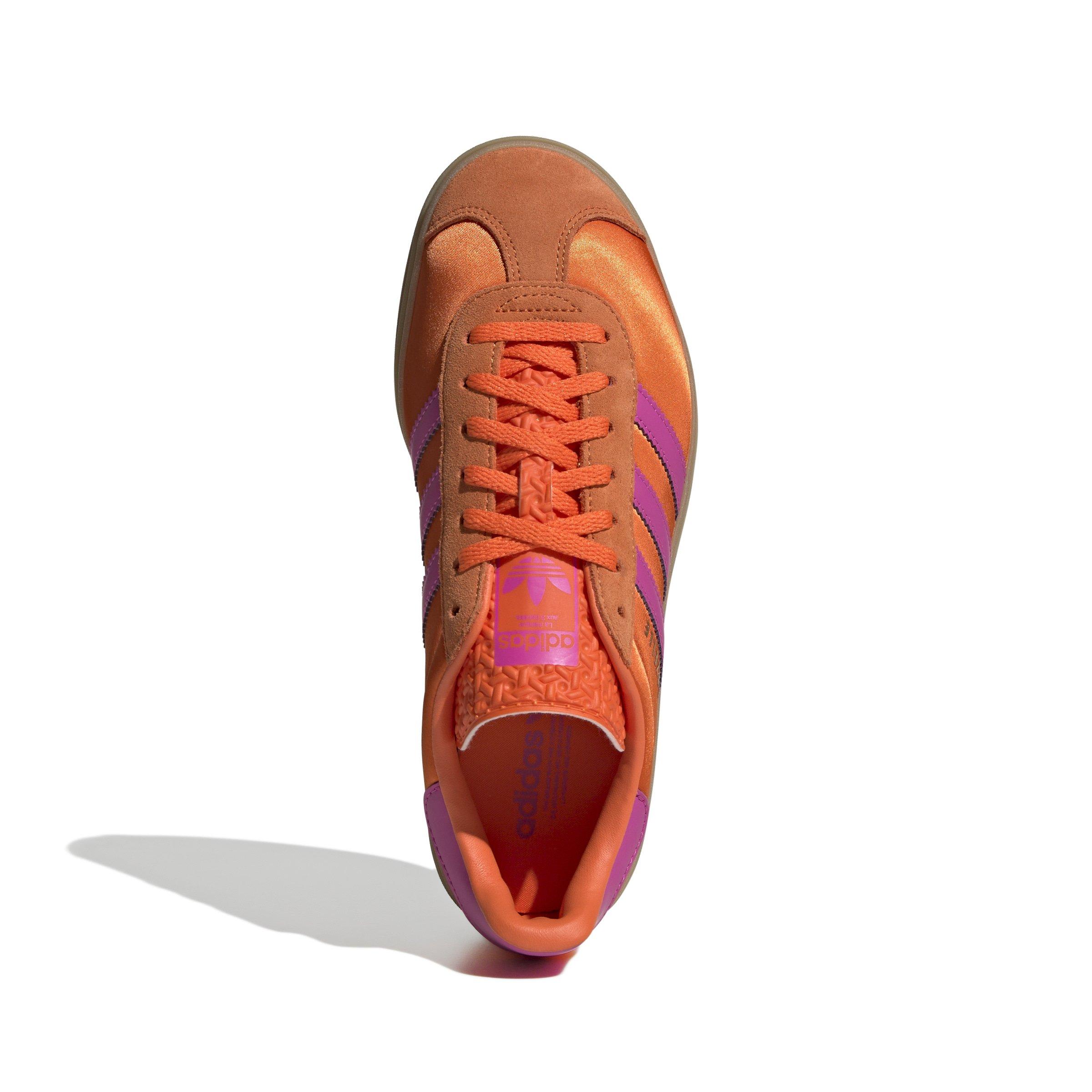 adidas Originals Gazelle Bold "Orange/Semi Lucid Fuchsia" Women's Shoe - ORANGE Thumbnail View 6