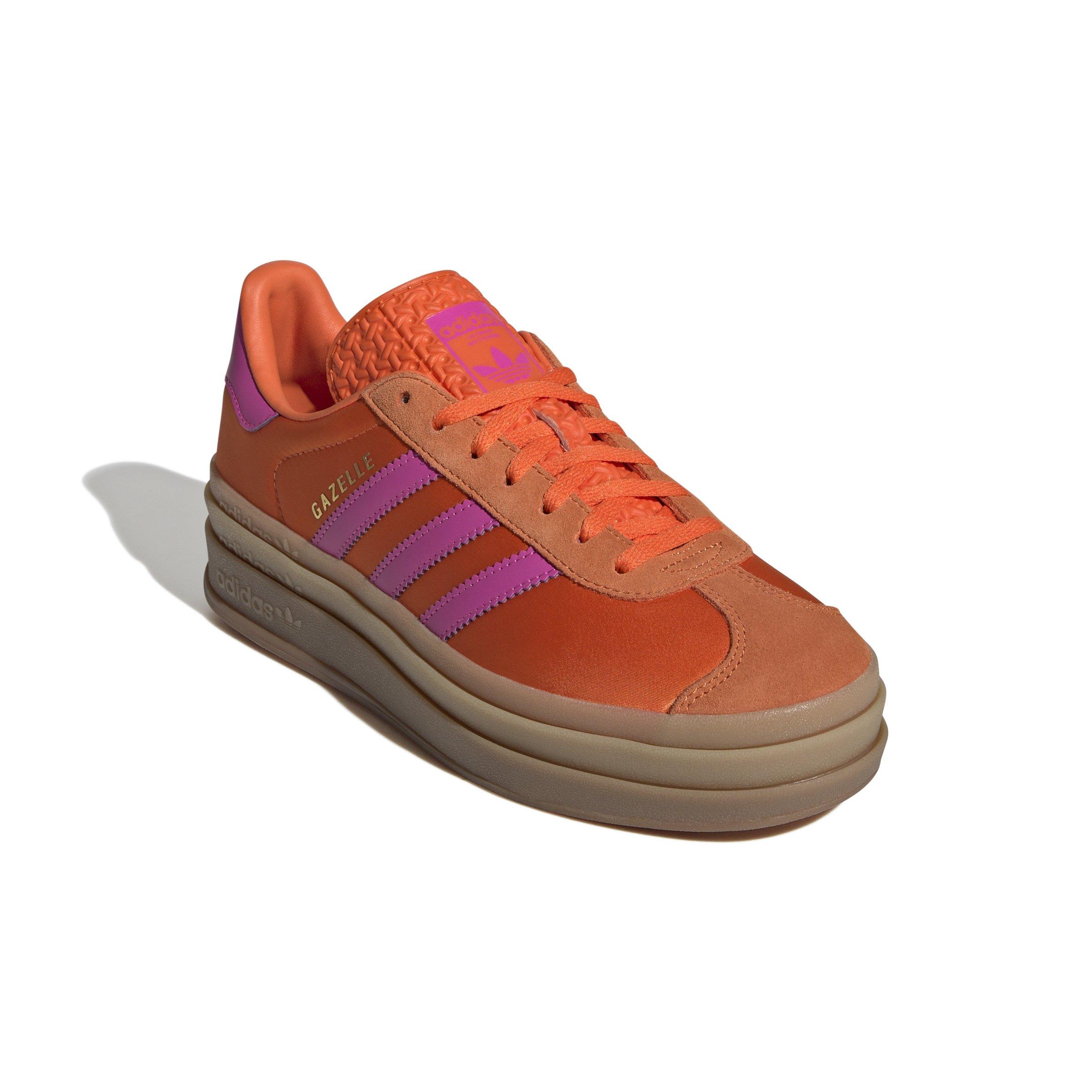 adidas Originals Gazelle Bold "Orange/Semi Lucid Fuchsia" Women's Shoe - ORANGE Thumbnail View 8