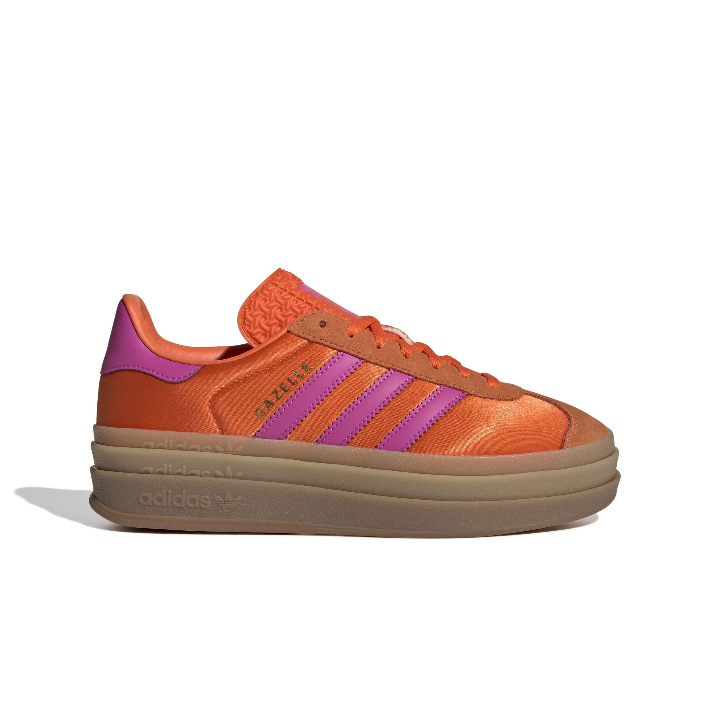 adidas Originals Gazelle Bold "Orange/Semi Lucid Fuchsia" Women's Shoe - ORANGE Thumbnail View 1