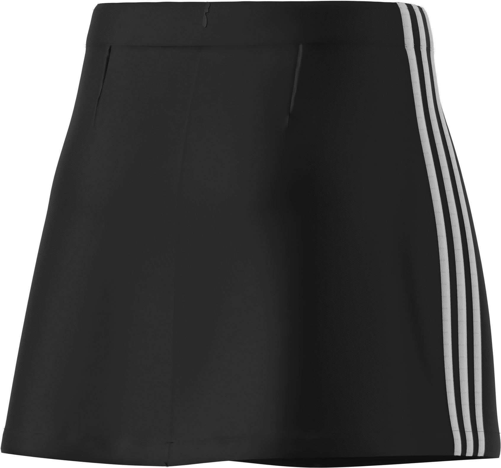adidas Originals Women's Adicolor 3-Stripes Mini Skirt - Black - BLACK Thumbnail View 2