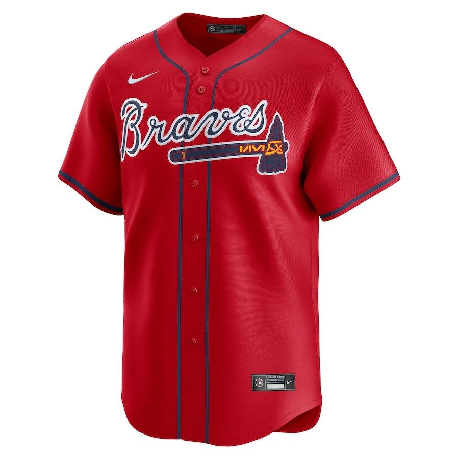 Atlanta Braves 2025 Ronald Acuna Jr. Limited Home Jersey-Red - RED Thumbnail View 1