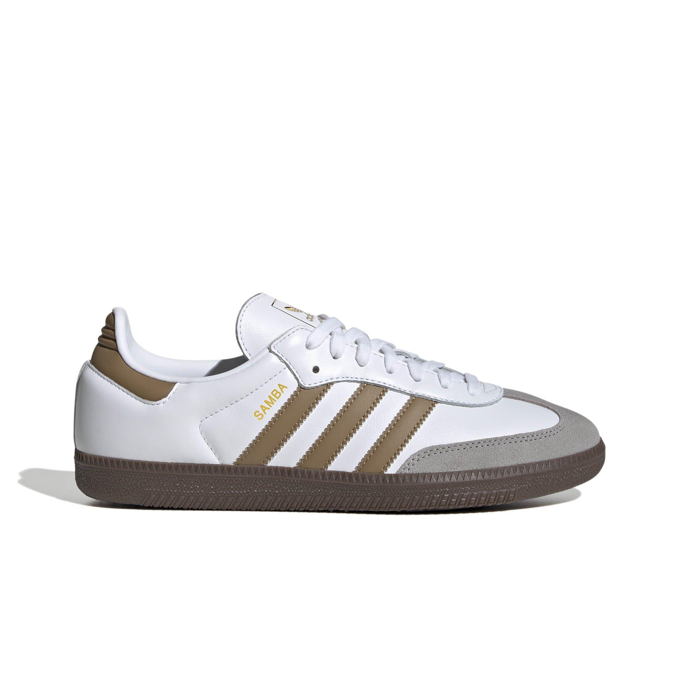 adidas Originals Samba OG "Ftwr White/Brown Desert/Clear Granite" Men's Shoe - WHITE/BROWN Thumbnail View 1