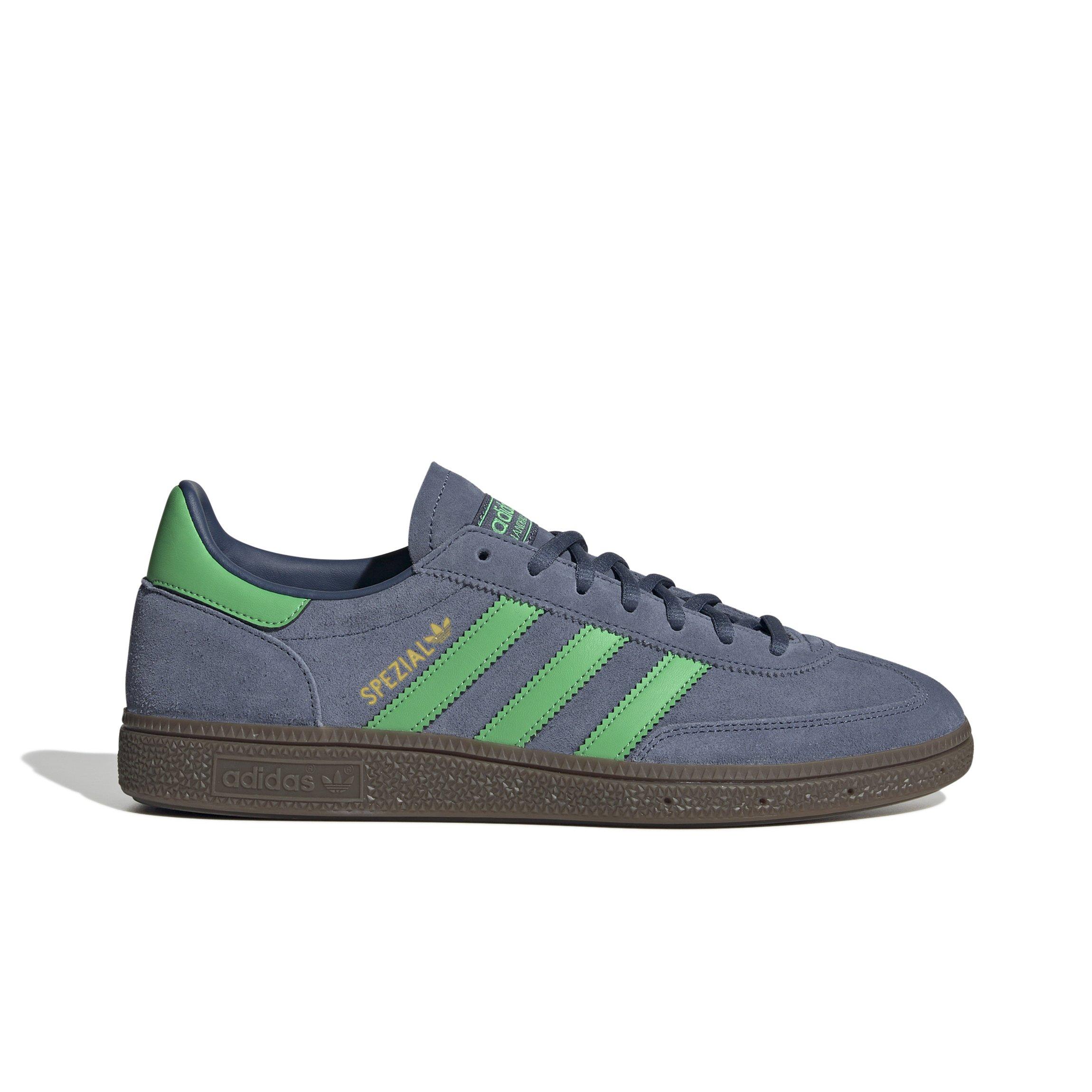adidas Originals Handball Spezial "Preloved Ink/Semi Screaming Green/Gold Metallic" Men's Shoe - GREEN/GOLD Thumbnail View 1