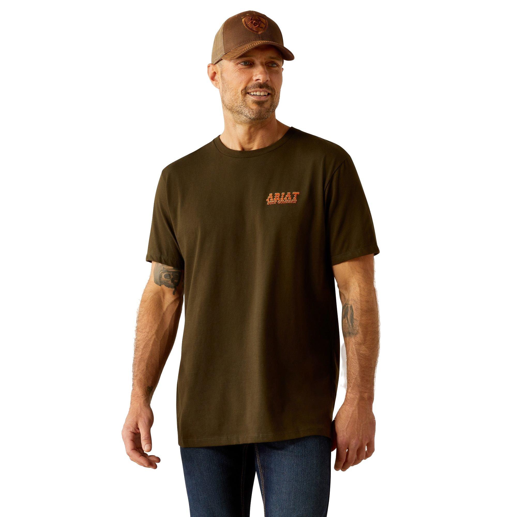 Ariat Men's Possum On A Half Shell Tee - Green