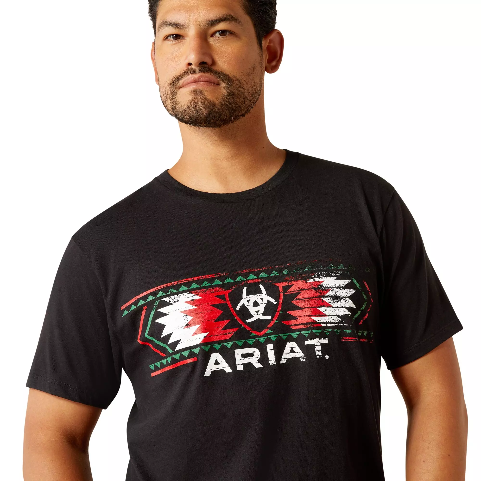 Ariat Men's SW Mexico Tee - Black - BLACK