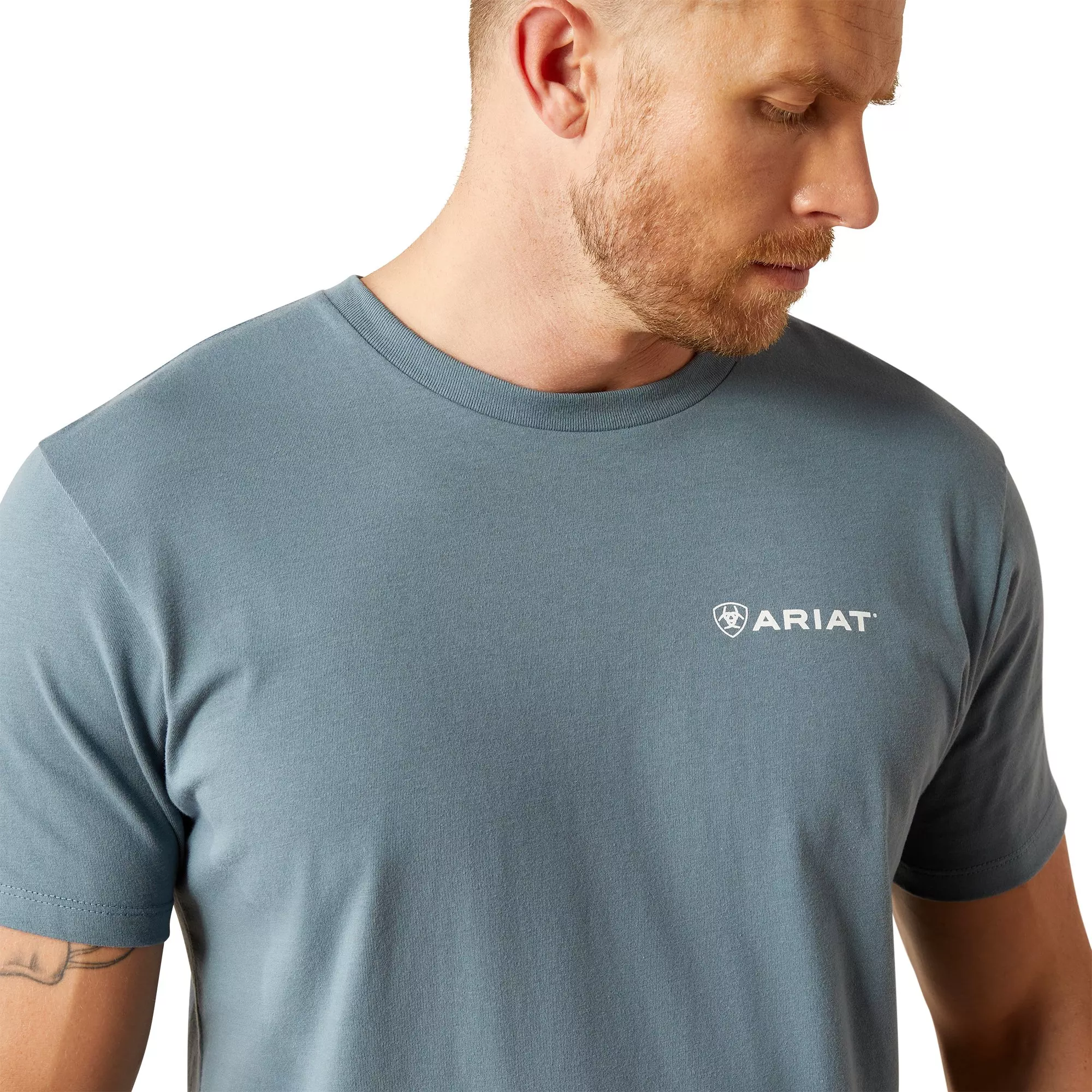 Ariat Men's Eagle Rock Tee - Blue - BLUE