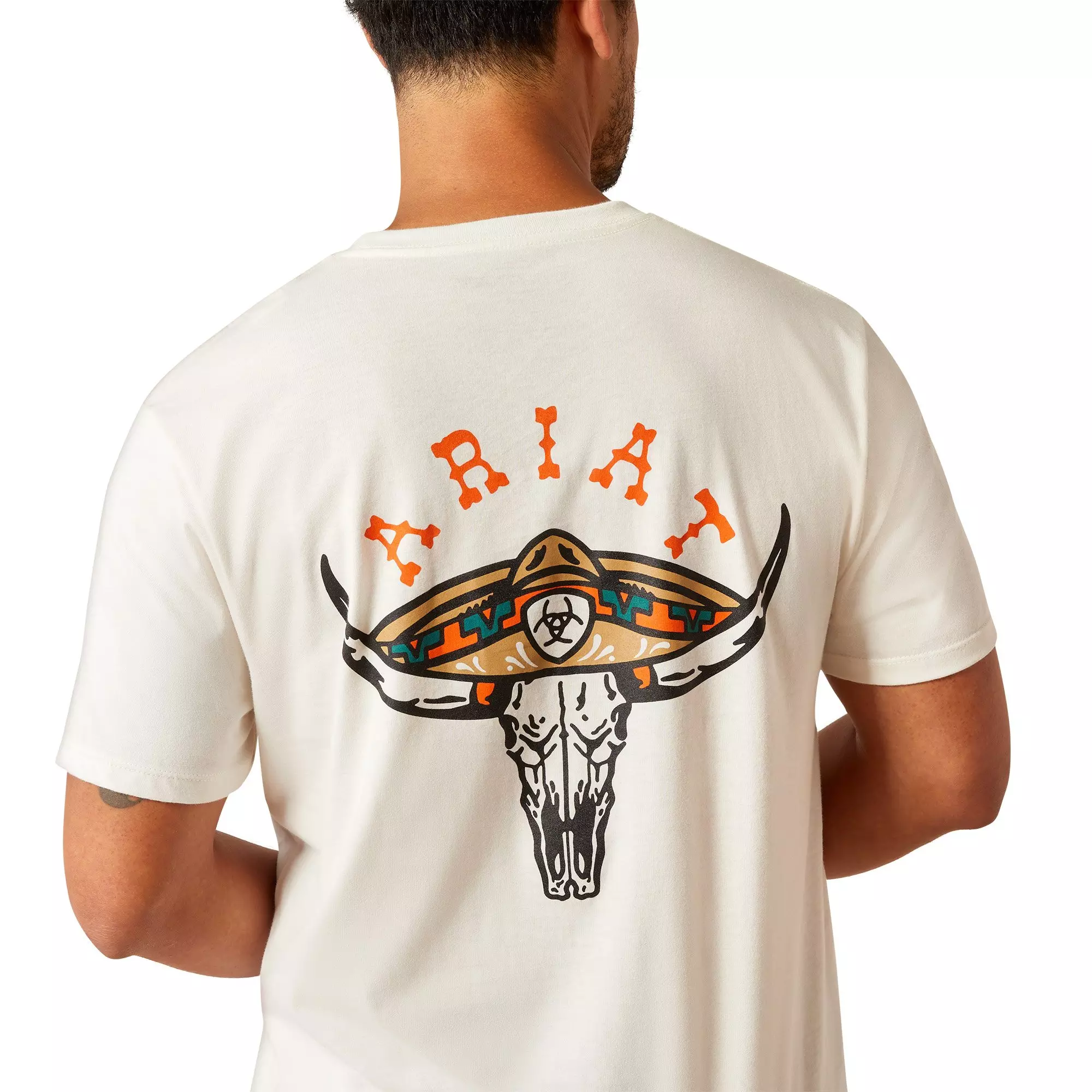 Ariat Men's Mexicali Tee - White - WHITE