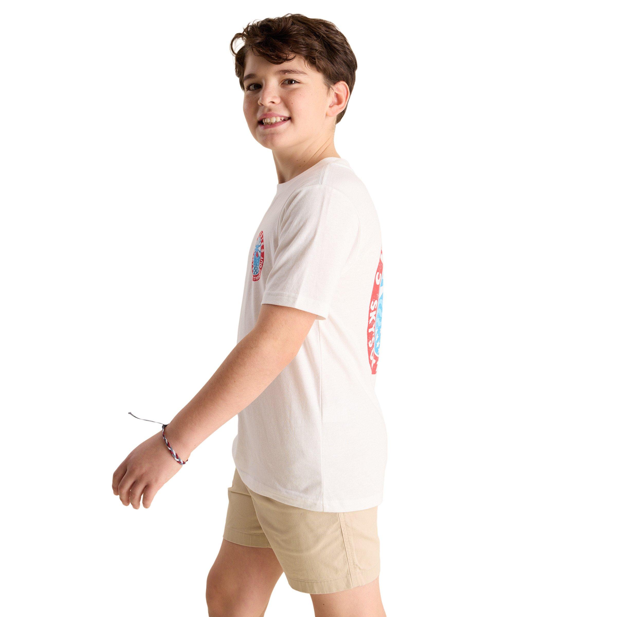 Chubbies Olympic Hero Big Boys' White Tee