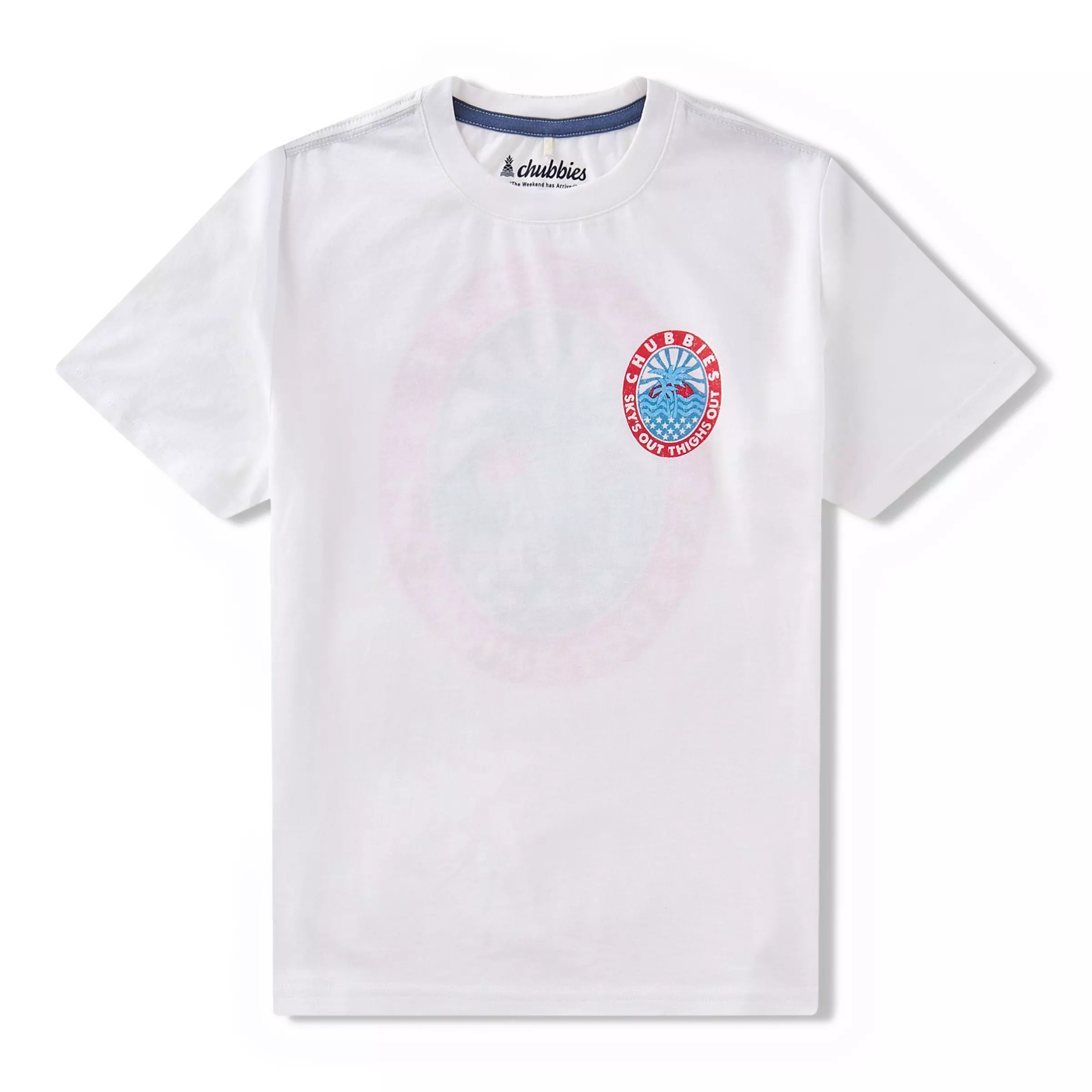 Chubbies Big Boys' Olympic Hero Tee - White - WHITE