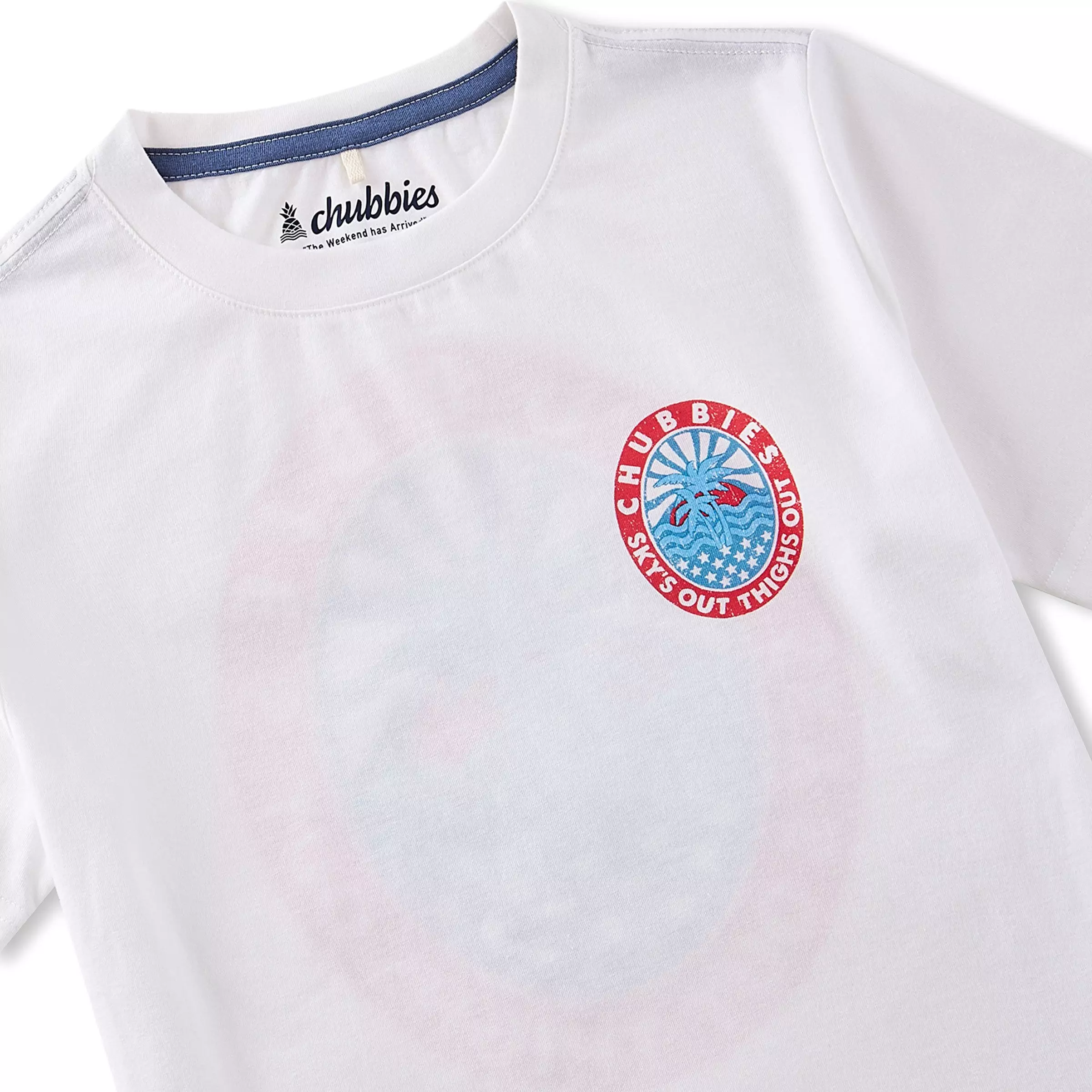 Chubbies Big Boys' Olympic Hero Tee - White - WHITE