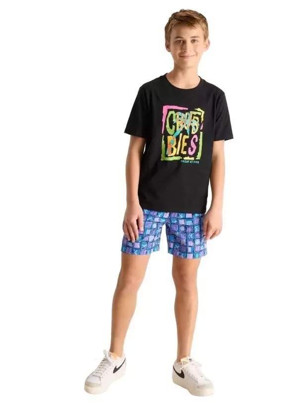 Chubbies Big Boys' Classic Tee - Black - BLACK