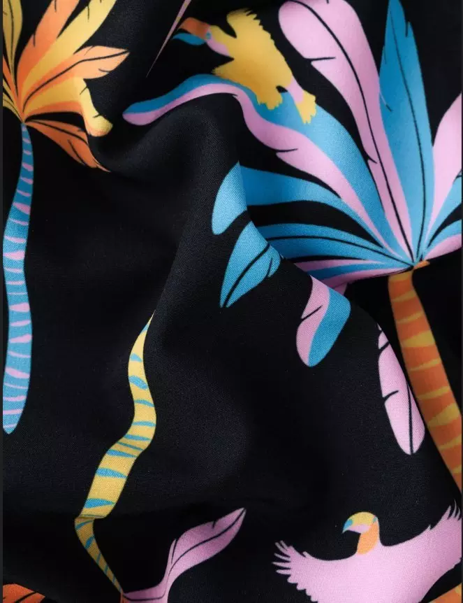 Chubbies Big Boys' Black Night Lights Shorts - BLACK/MULTI