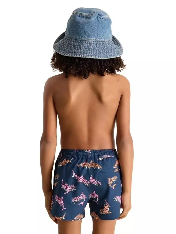 Chubbies Big Boys' King Of The Sea Shorts - NAVY