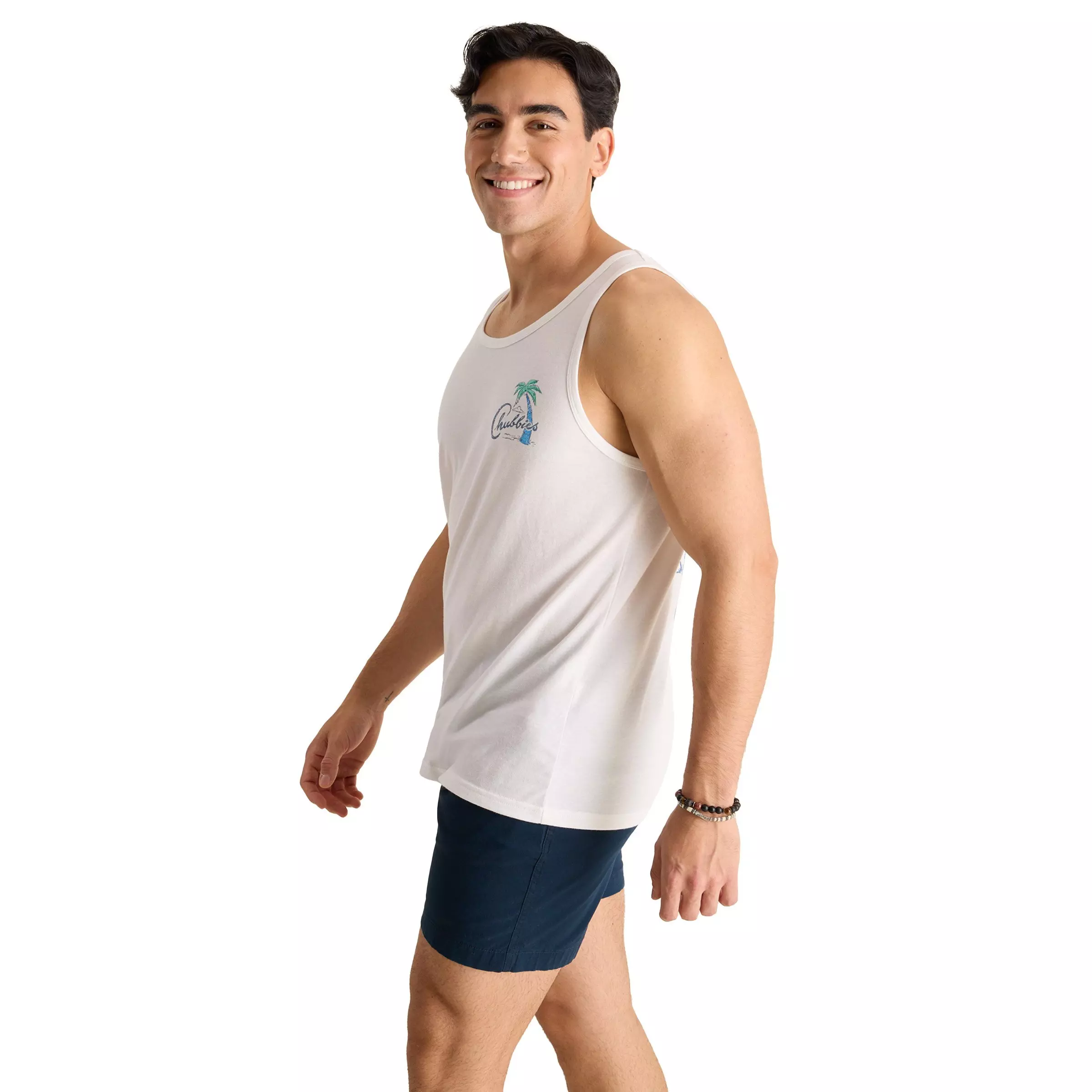 Chubbies Men's The Tiger Tailgate Tank - White - WHITE