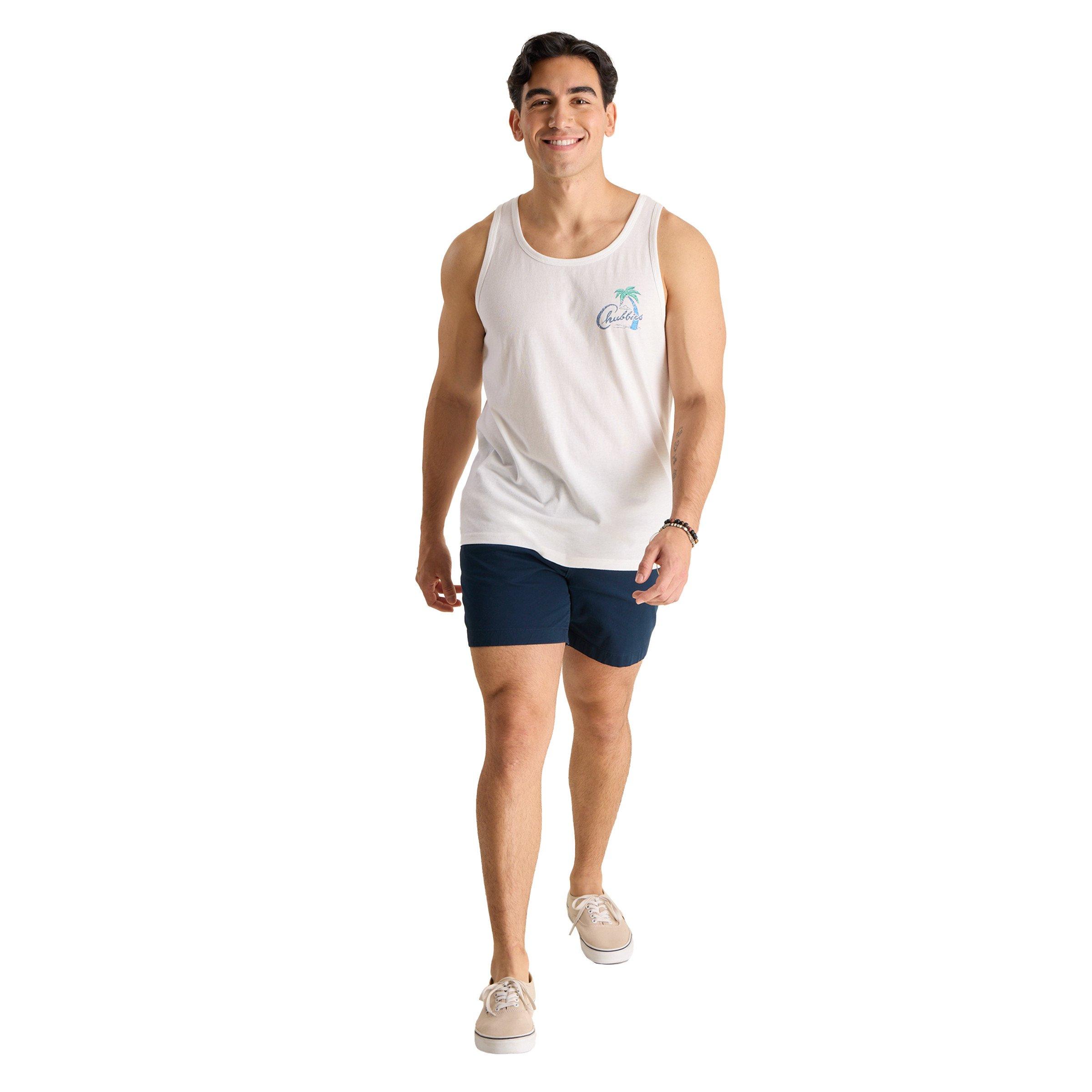 Chubbies Men's The Tiger Tailgate Tank - White - WHITE Thumbnail View 4