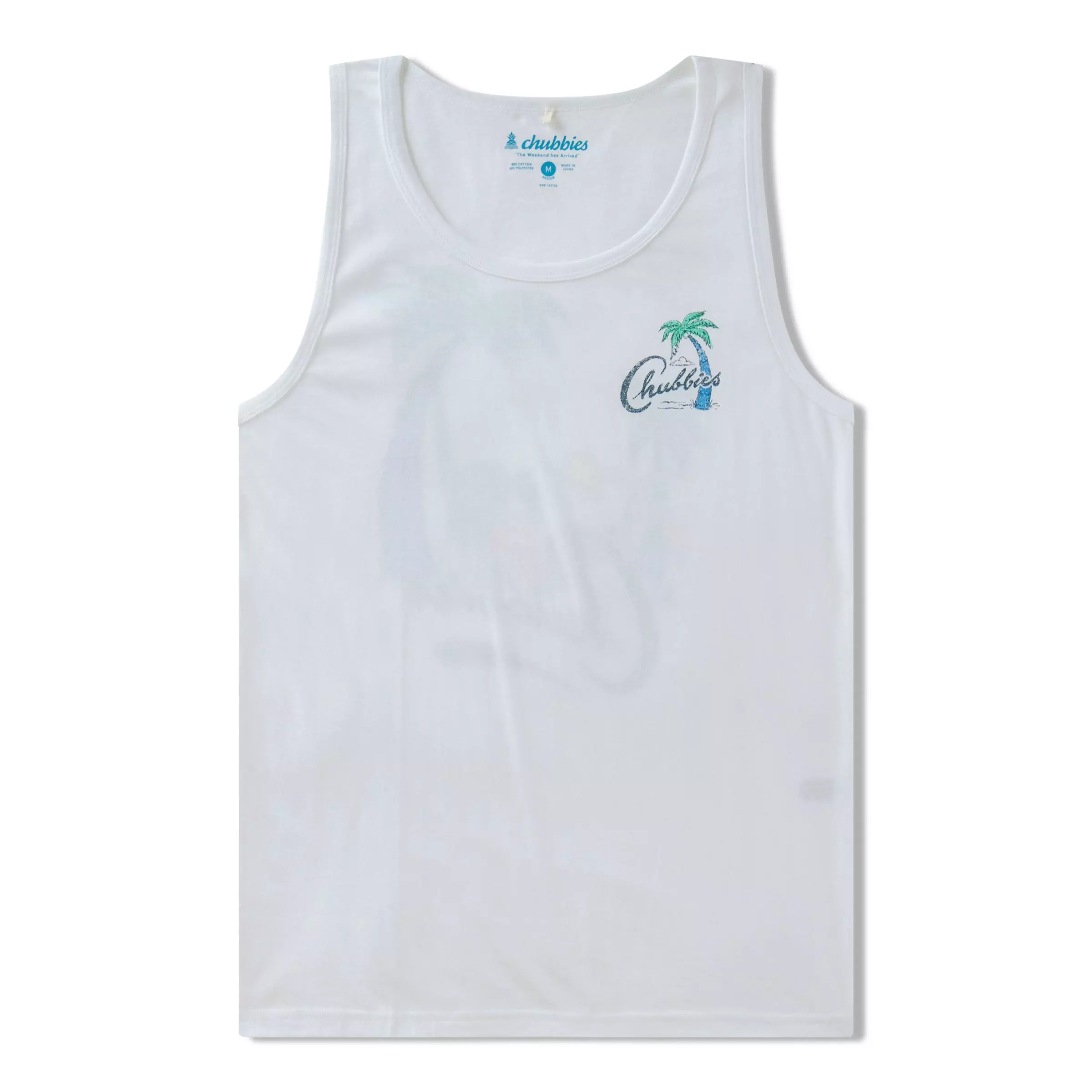 Chubbies Men's The Tiger Tailgate Tank - White - WHITE