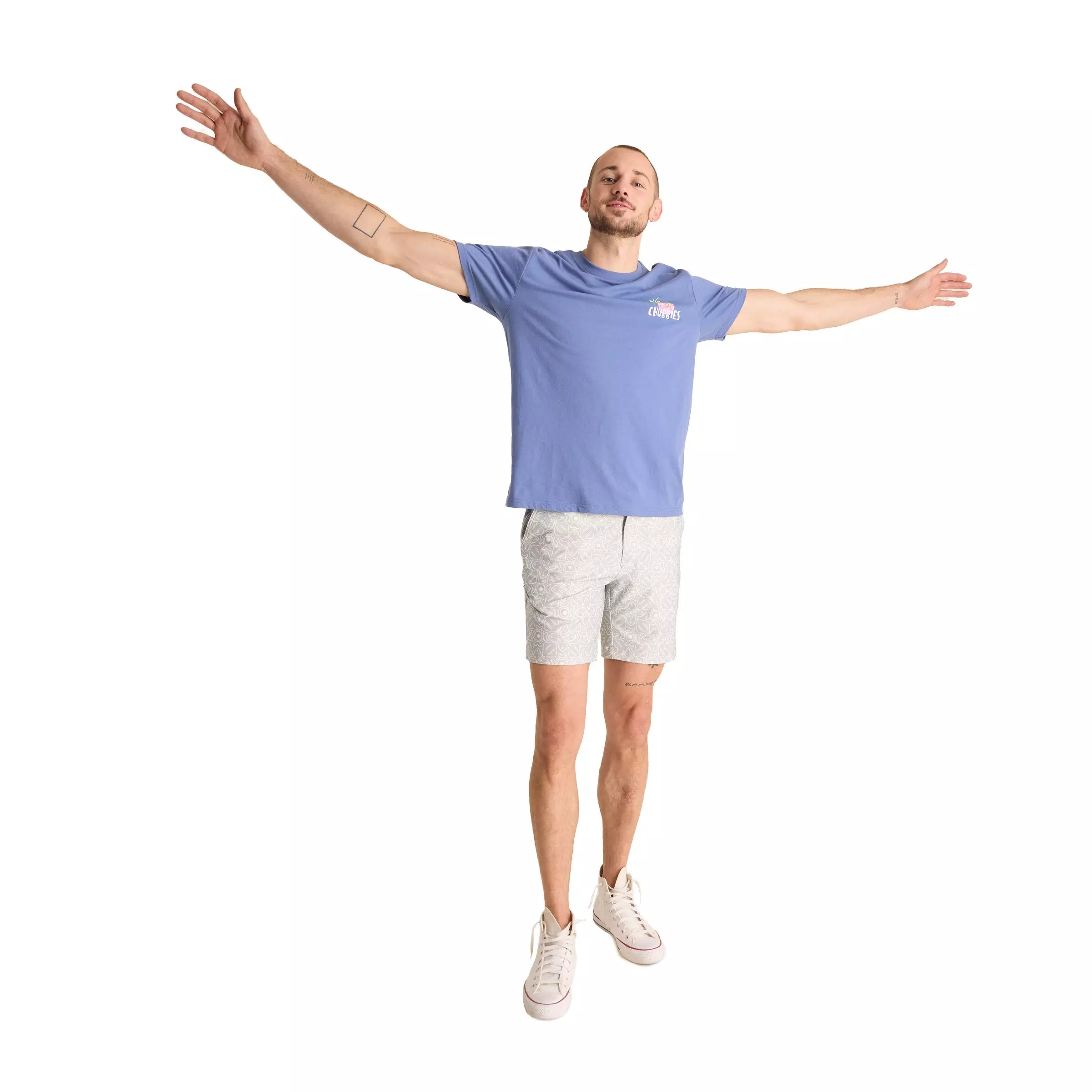 Chubbies Men's The Captain's License Tee - Blue - BLUE