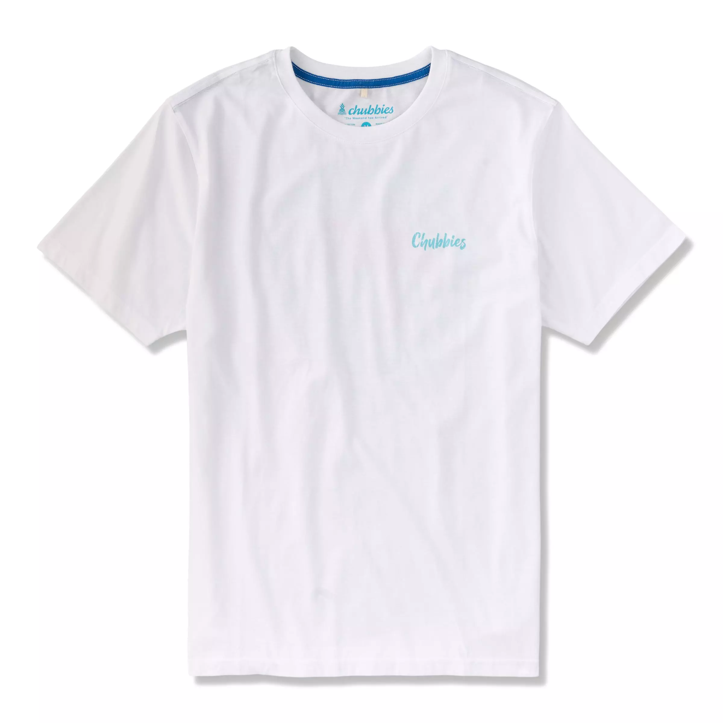 Chubbies Men's The Domingos For Flamingo Tee - White - WHITE