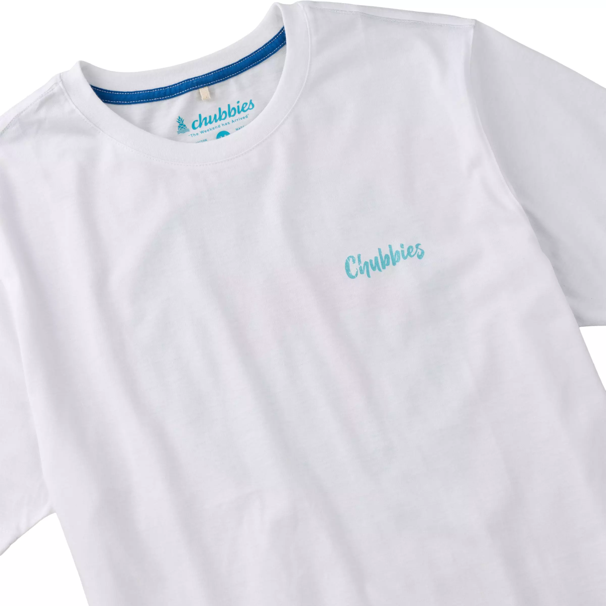 Chubbies Men's The Domingos For Flamingo Tee - White - WHITE