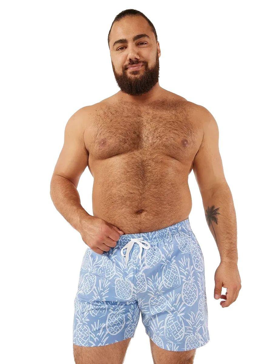 Chubbies Men's The Thigh Napples 5.5 Inch Shorts - BLUE Thumbnail View 1