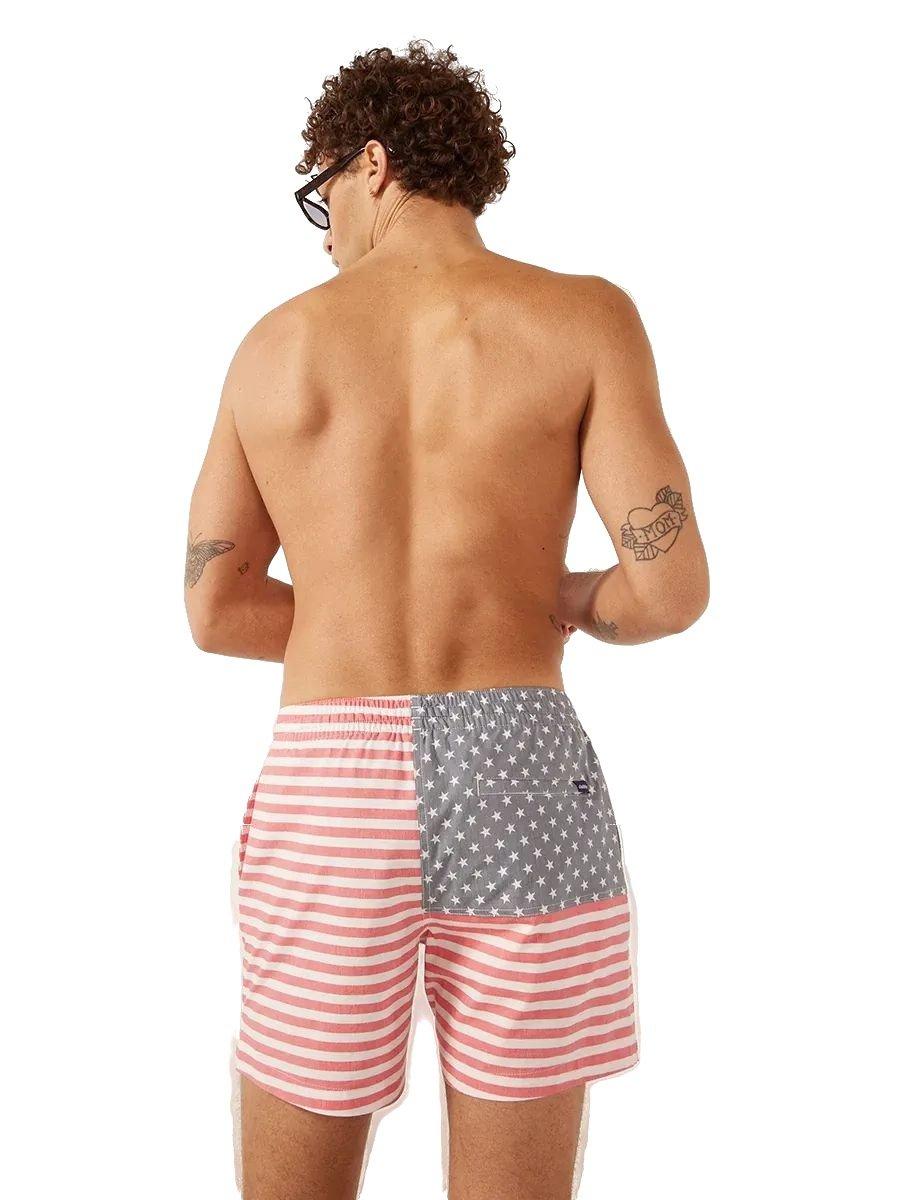 Chubbies Men's The Mericas 5.5 Inch Shorts - RED/WHITE/BLUE Thumbnail View 2