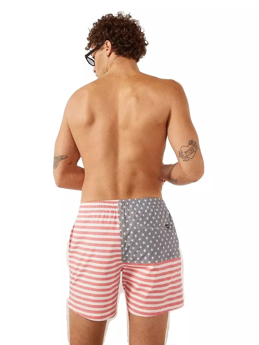 Chubbies Men's The Mericas 5.5 Inch Shorts - RED/WHITE/BLUE