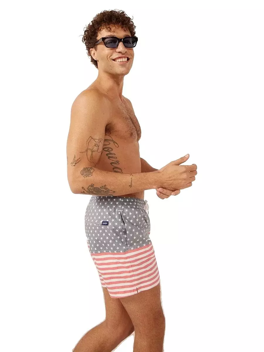 Chubbies Men's The Mericas 5.5 Inch Shorts - RED/WHITE/BLUE