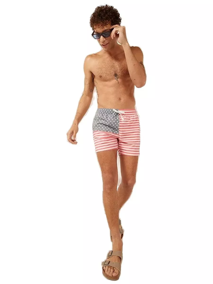 Chubbies Men's The Mericas 5.5 Inch Shorts - RED/WHITE/BLUE