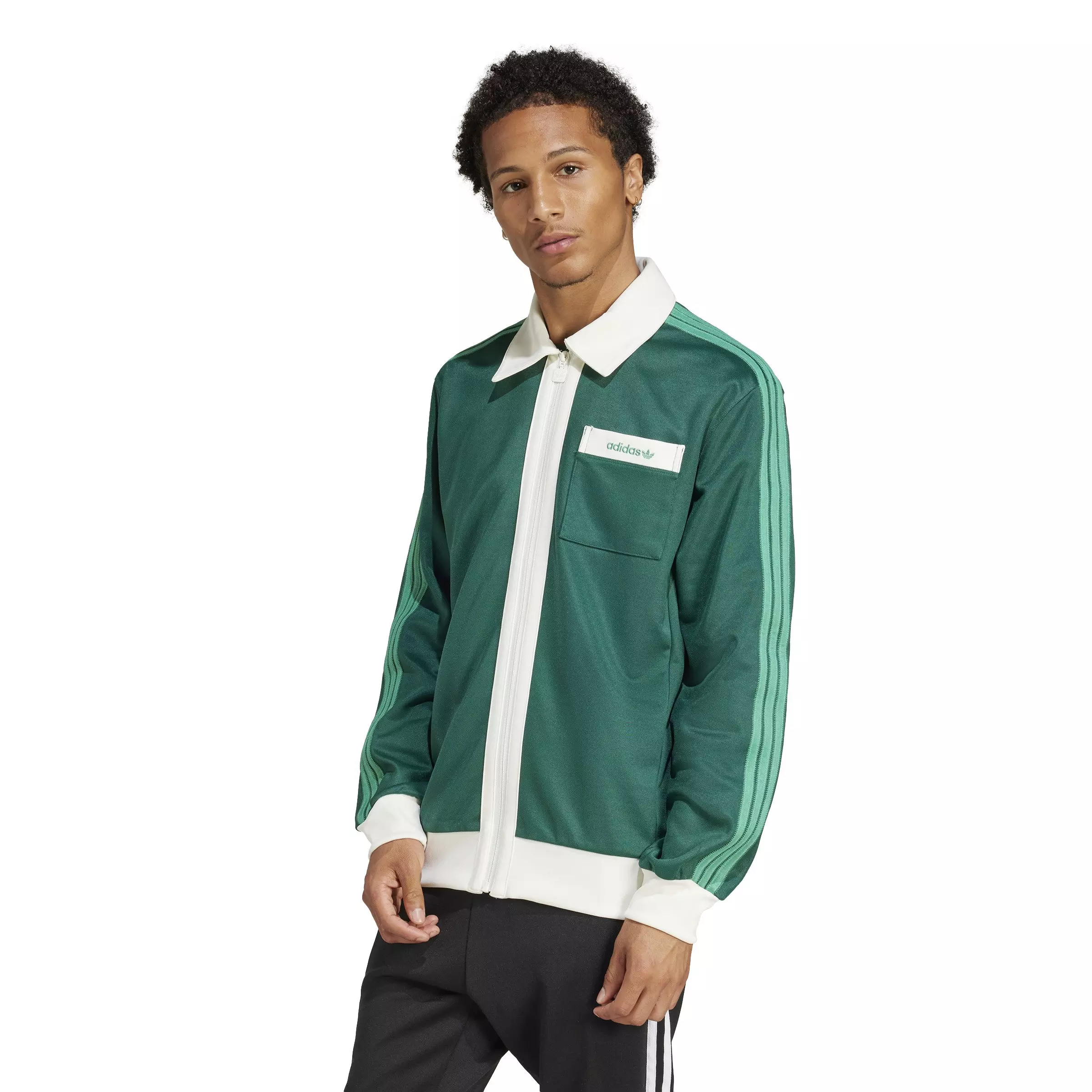 adidas Originals Men's Track Jacket - GREEN