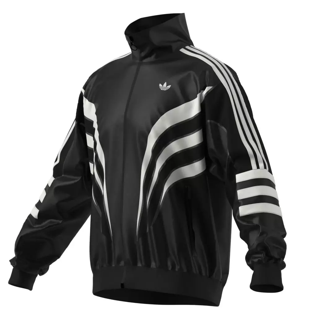 adidas Originals Men's Q3 Atlanta Track Jacket - BLACK/WHITE