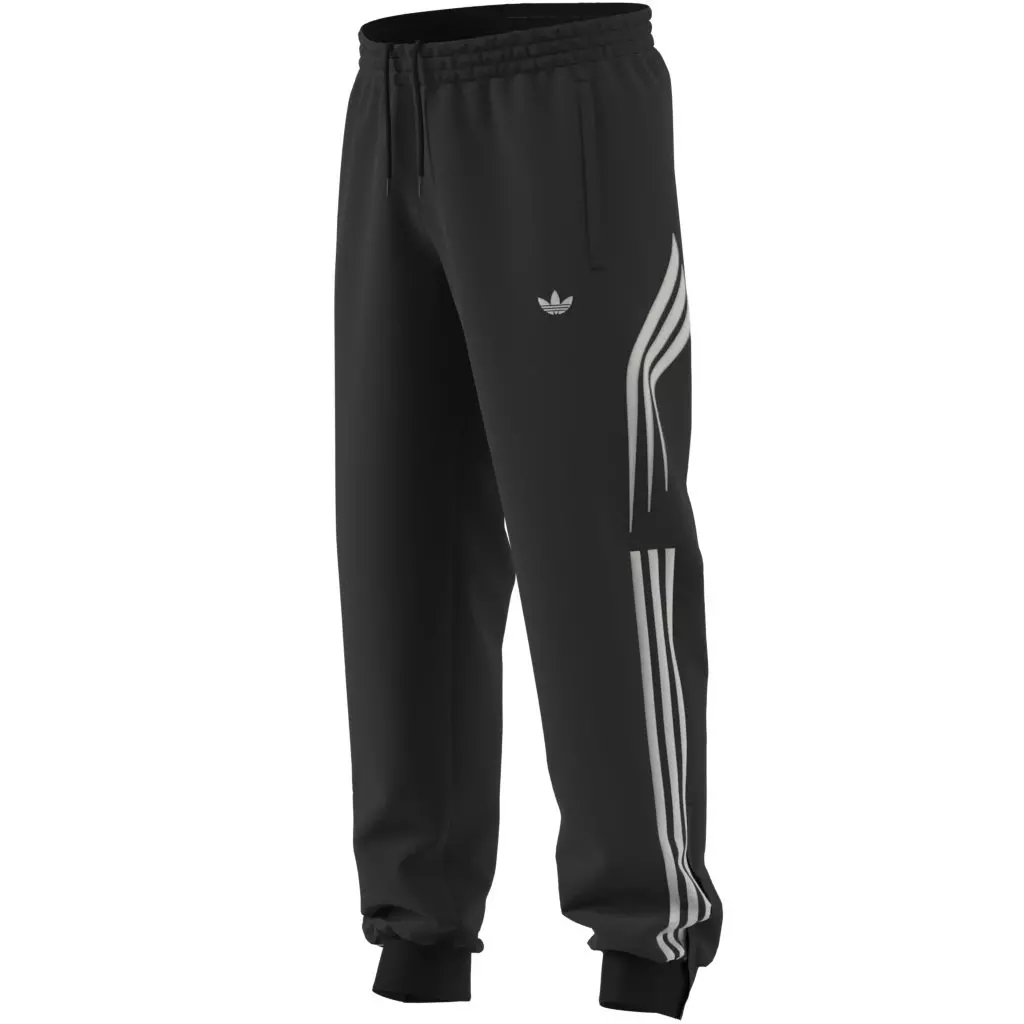 adidas Men's Q3 Atlanta Track Pants - BLACK/WHITE