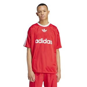 adidas Men's Adicolor Poly Tee - Red