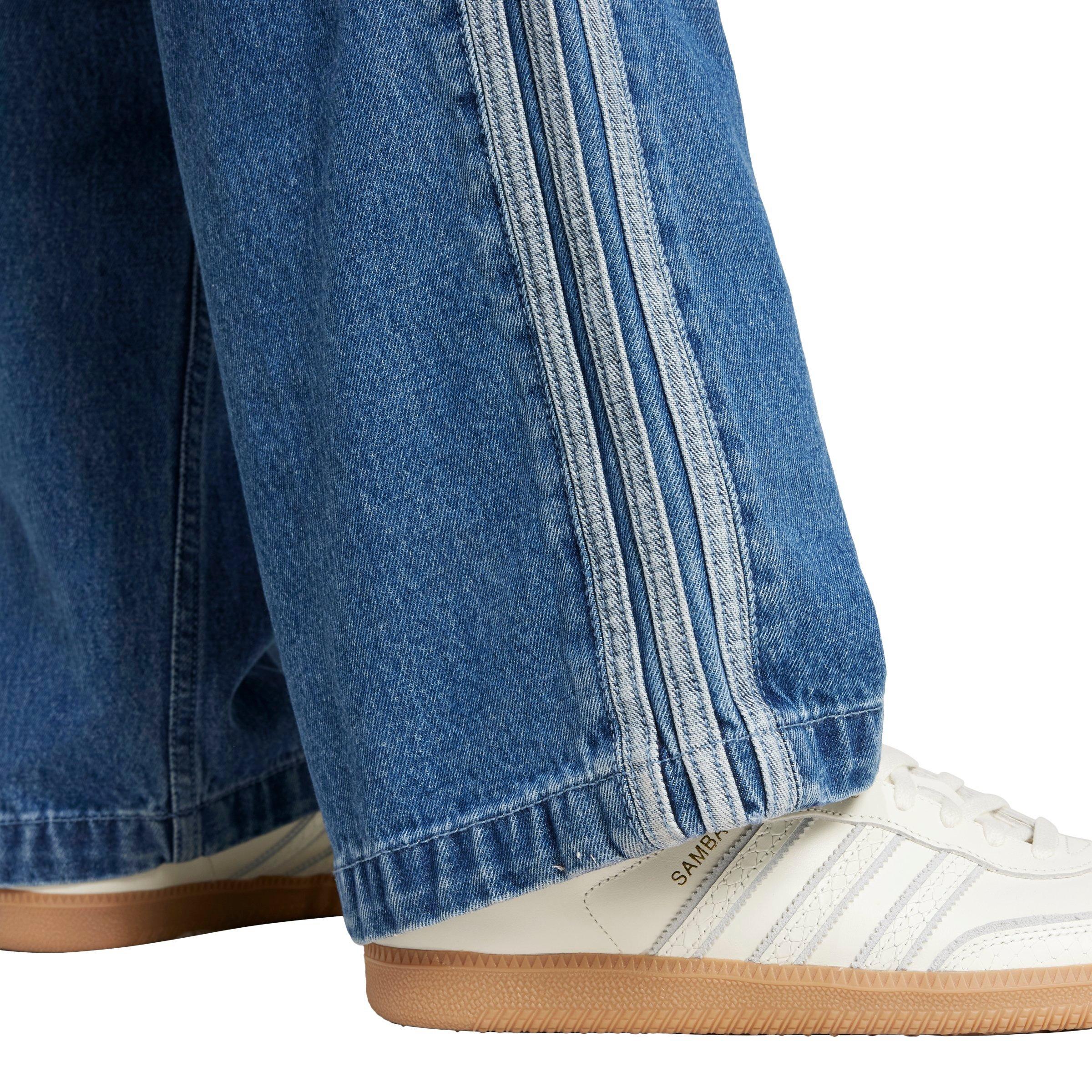 白*豆様 アディダス ADICOLOR DENIM FIREBIRD PANTS Blue adidas Originals Adicolor Denim Firebird Pants - JD Sports
