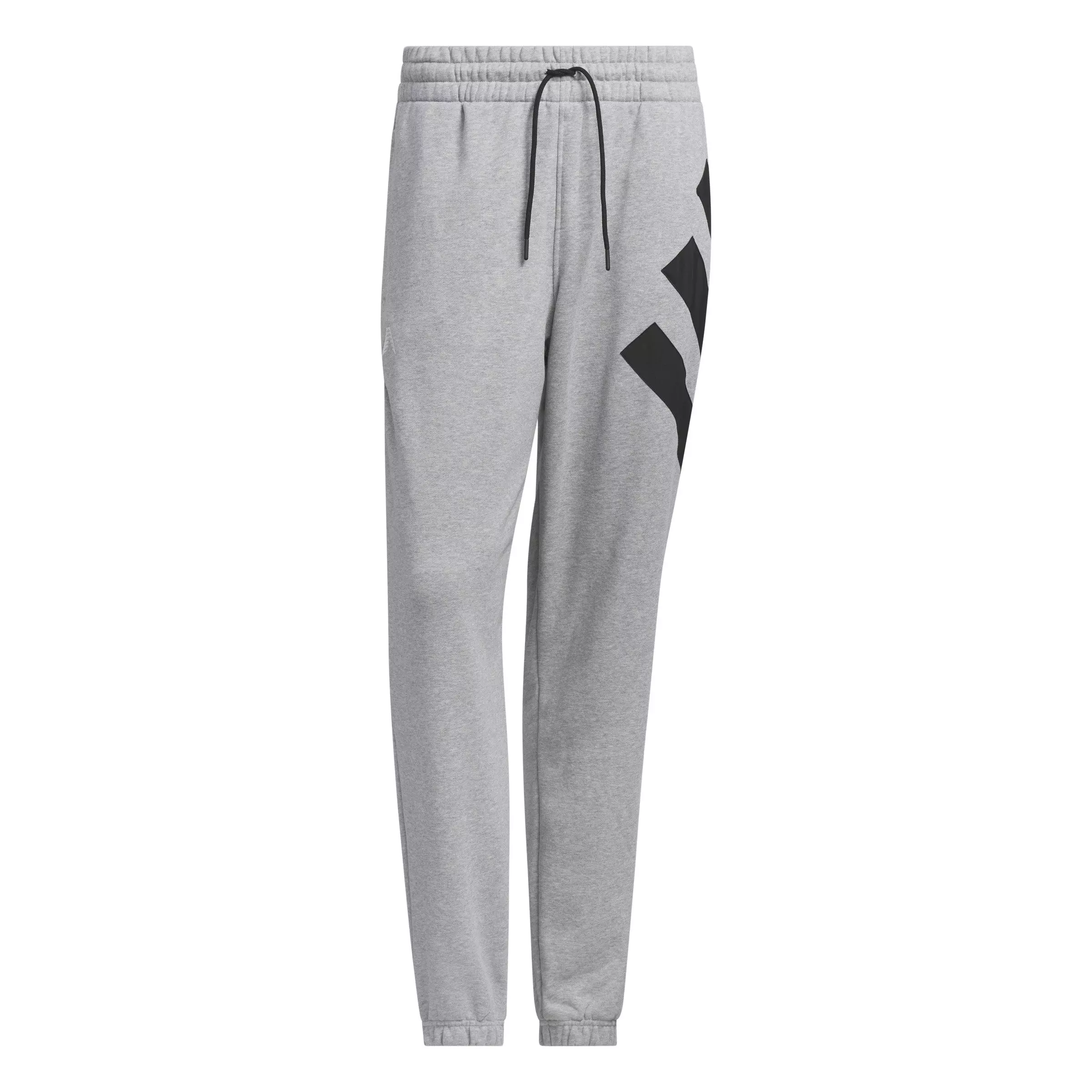 adidas Men's Anthony Edwards Foundation Fleece Track Pants - GREY