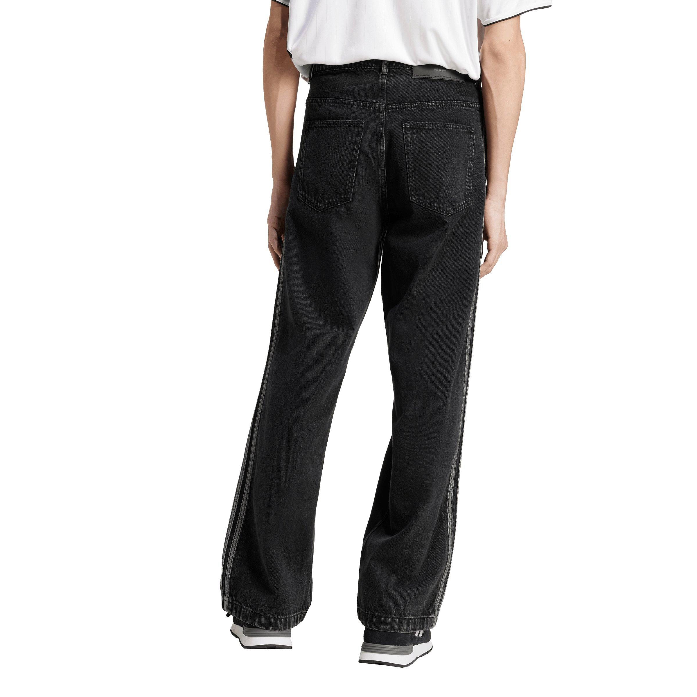 新品38 Adidas DENIM FIREBIRD PANT JC6234 Men's adidas Originals adicolor Firebird Denim Pants