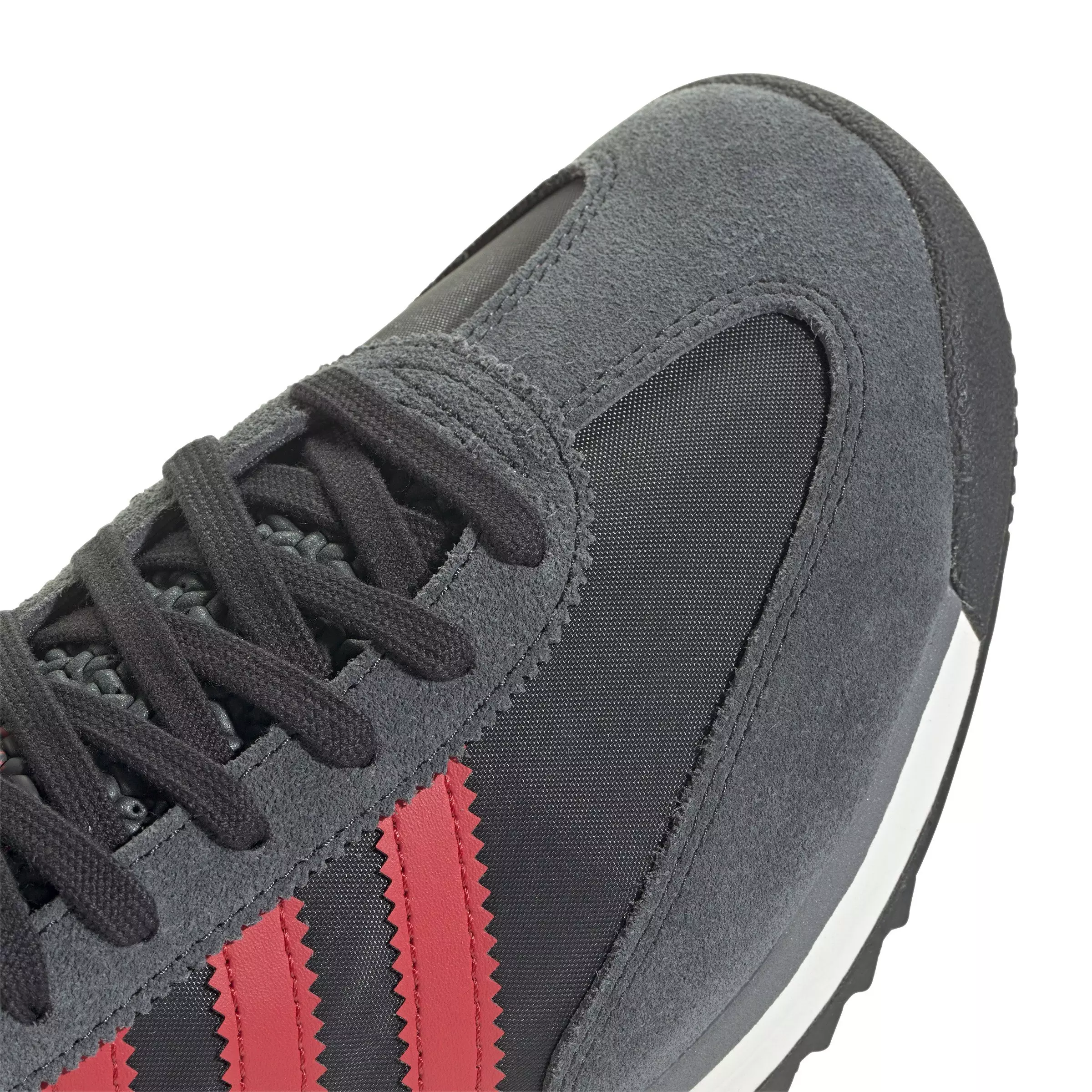 adidas Originals SL 72 "Carbon/Real Coral/Grey Six" Men's Shoe - GREY/RED