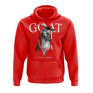 Streetz Iz Watchin Men's GOAT Pullover Hoodie-Red