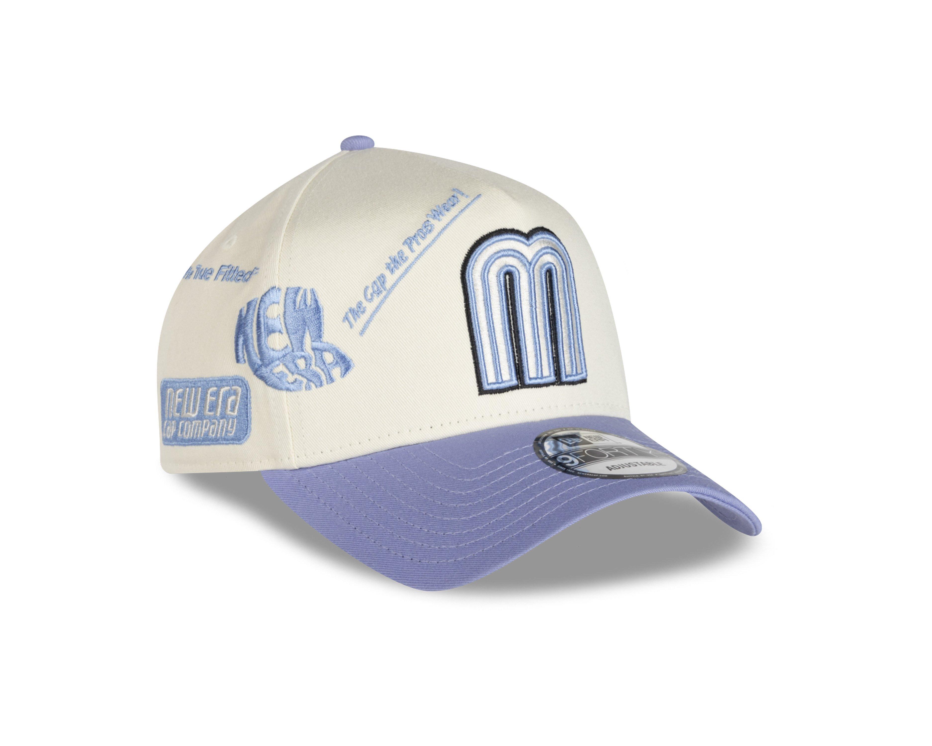 New Era Mexico 9FORTY Anniversary Snapback Hat - Cream/Blue - CREAM Thumbnail View 2