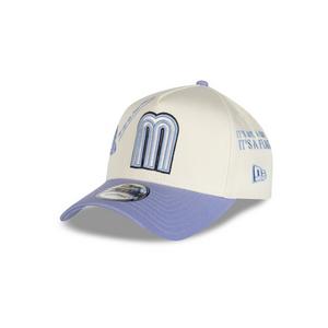New Era Mexico 9FORTY Anniversary Snapback Hat-Cream/Blue