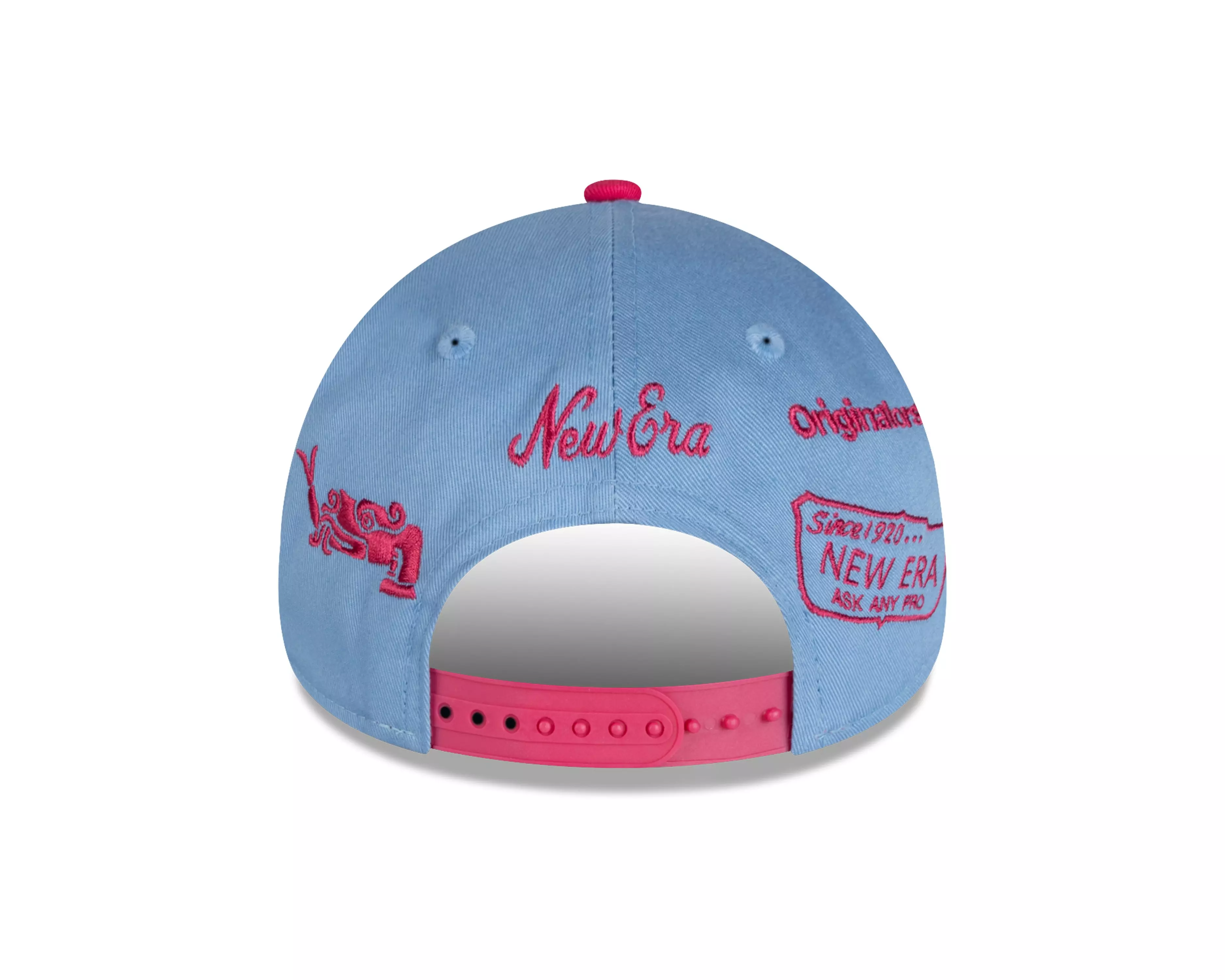 New Era Mexico 9Forty Anniversary Snapback Hat - Pink/Blue - BLUE