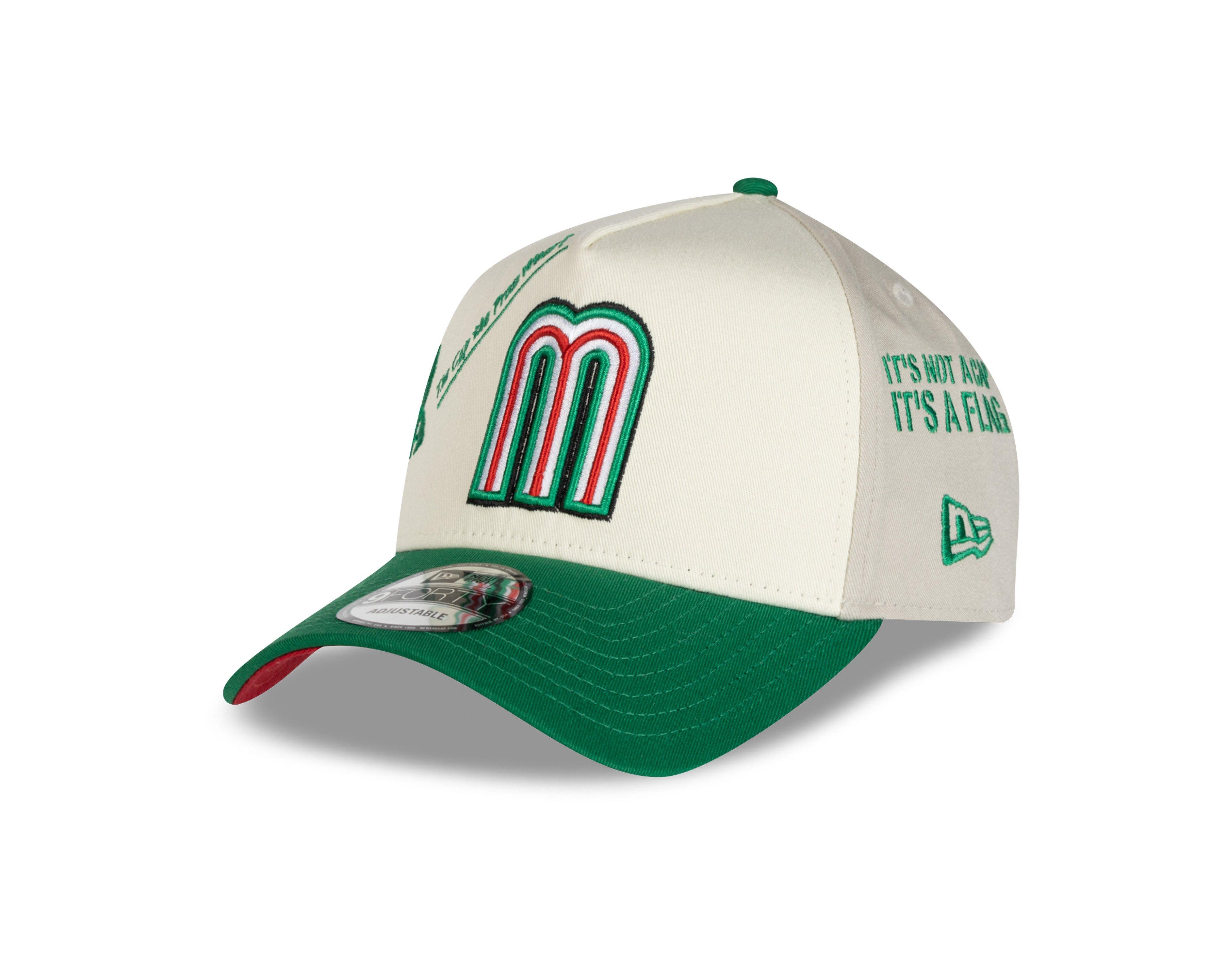 New Era Mexico 9FORTY Anniversary Snapback-Cream/Green