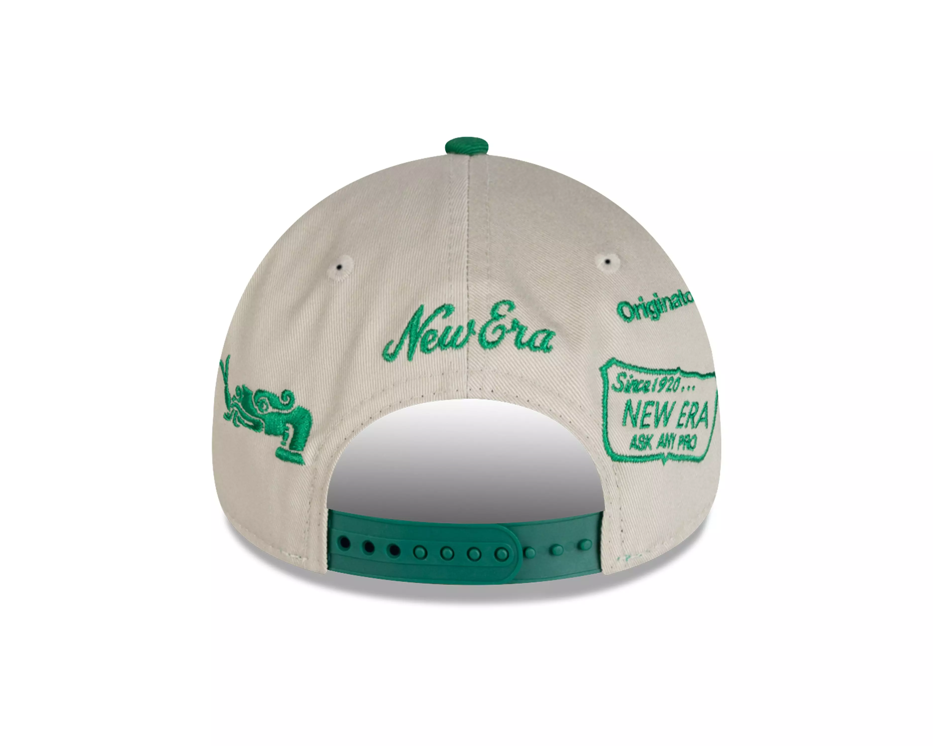 New Era Mexico 9FORTY Anniversary Snapback Hat-Cream/Green