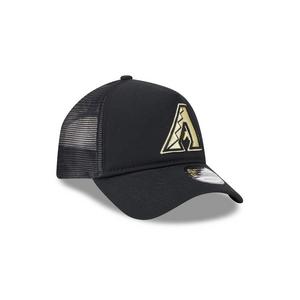 New Era Arizona Diamondbacks 9FORTY Trucker Snapback Hat-Black/Cream