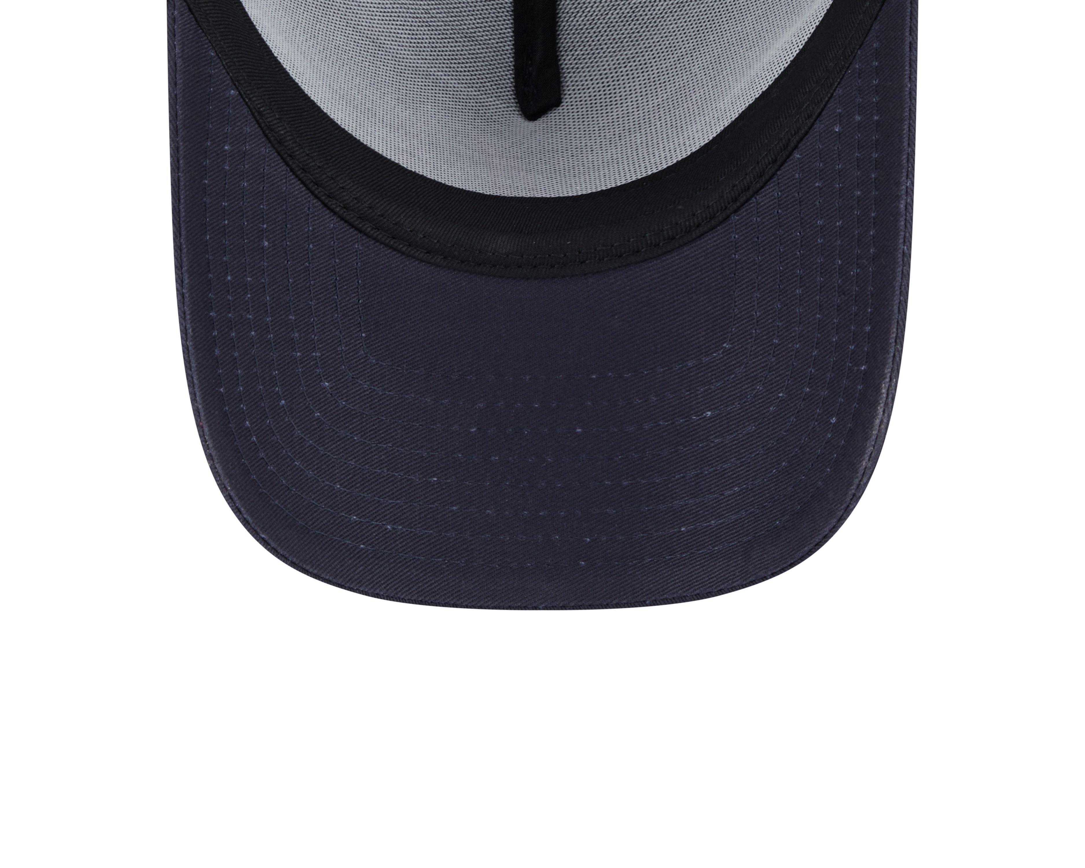 New Era Atlanta Braves 9FORTY Trucker Snapback Hat - Blue/Red - BLUE Thumbnail View 4