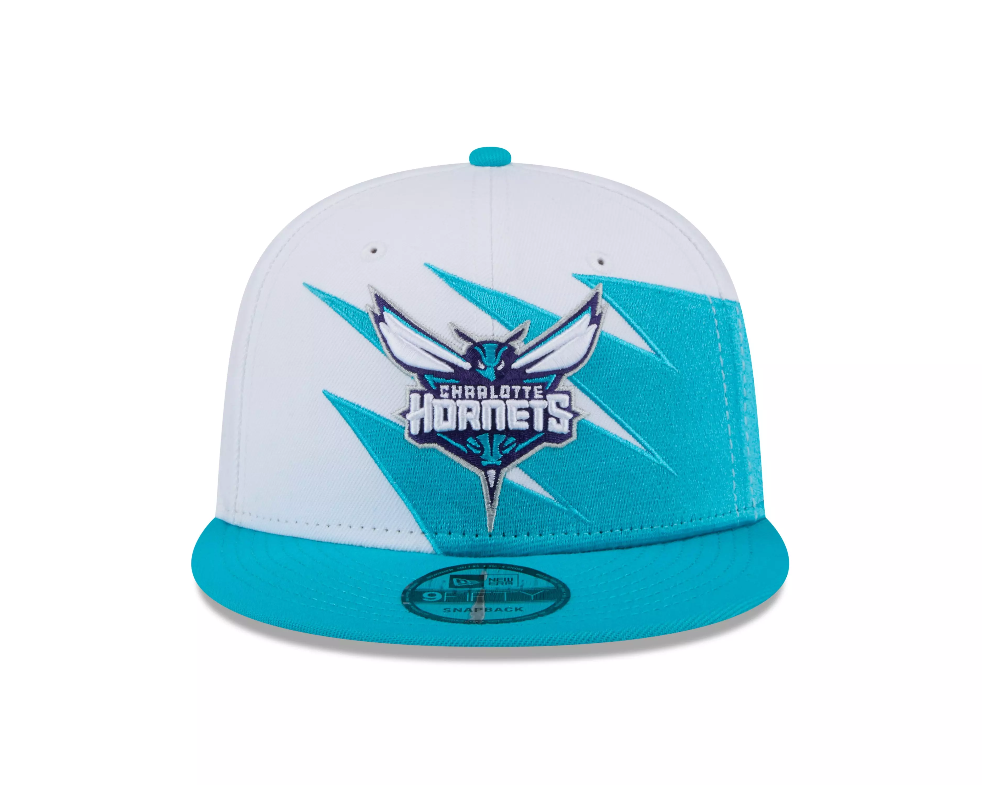 New Era Charlotte Hornets 9FIFTY Jagged Snapback Hat-Teal - TEAL
