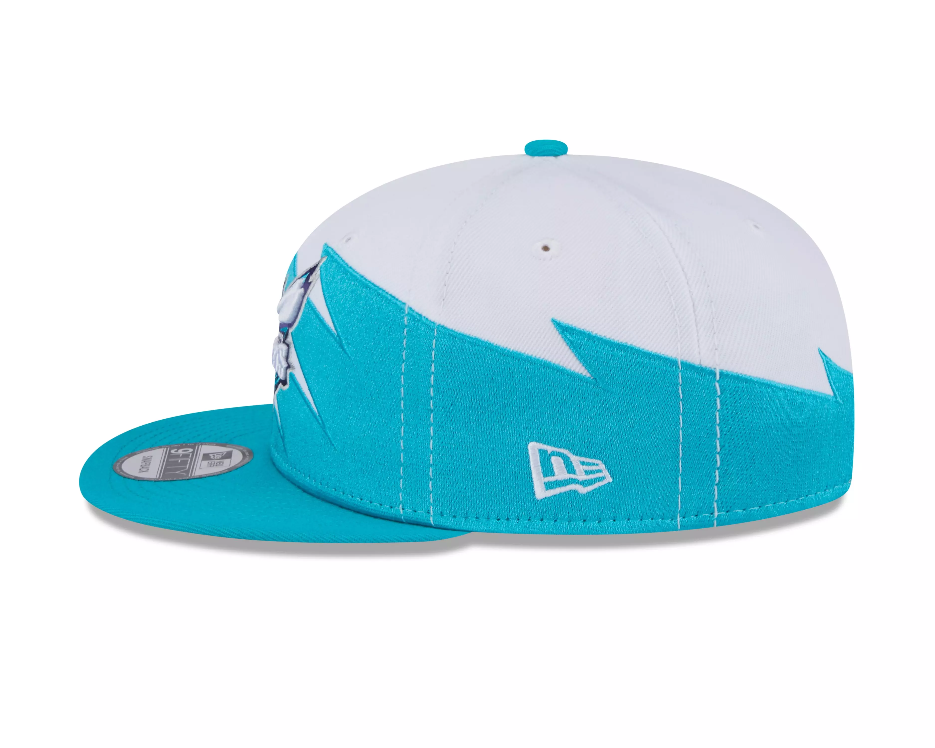 New Era Charlotte Hornets 9FIFTY Jagged Snapback Hat-Teal - TEAL